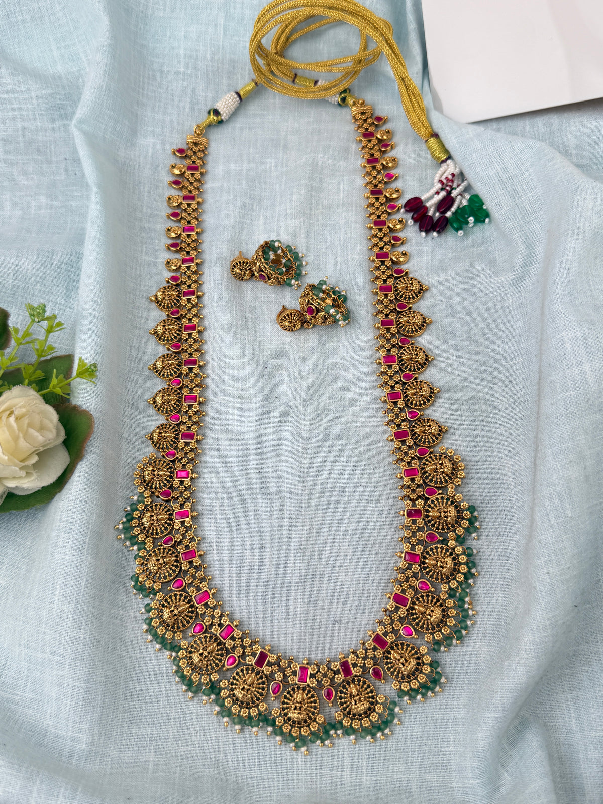 Antique temple necklace for women