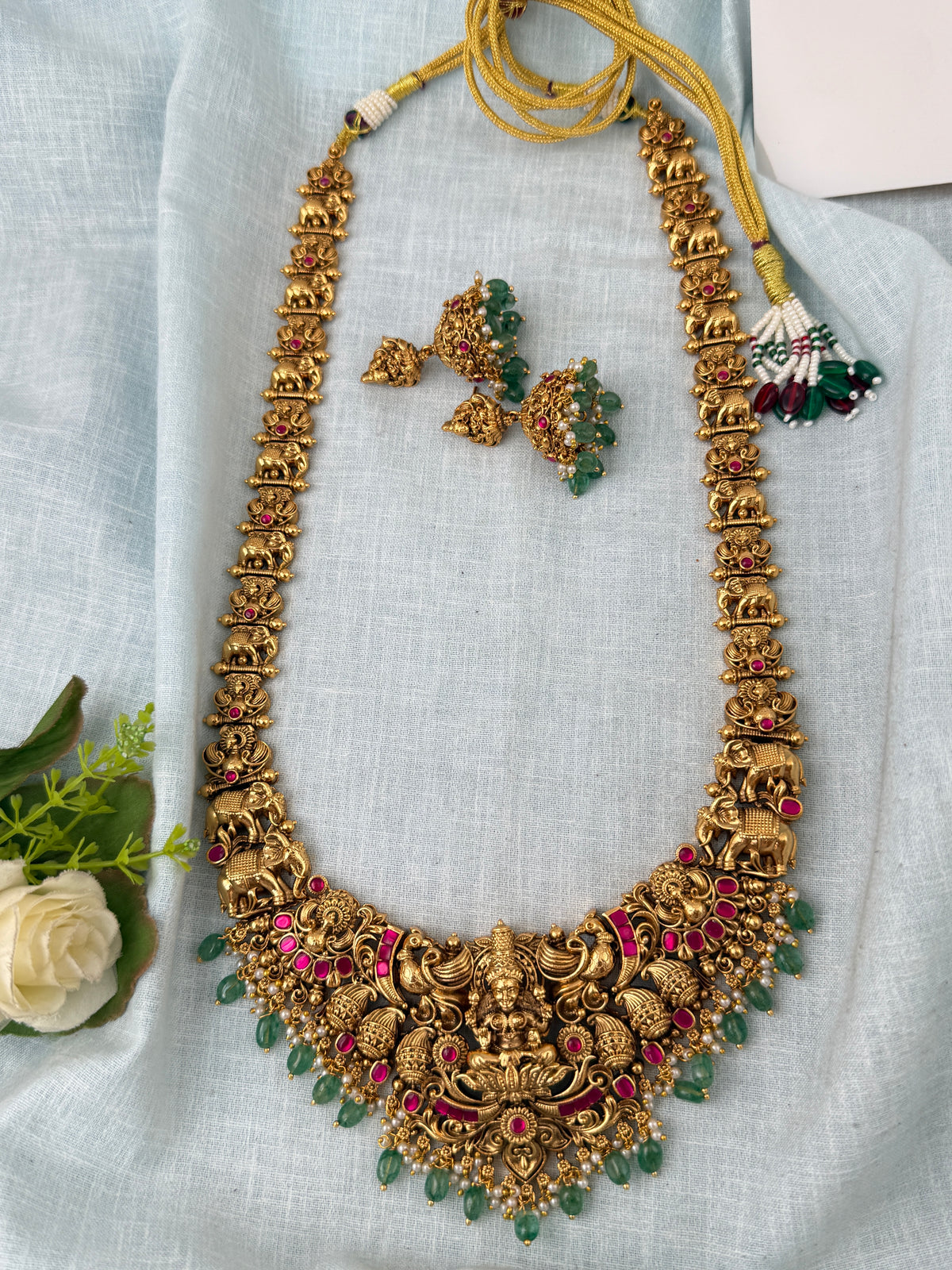 Antique temple necklace for women