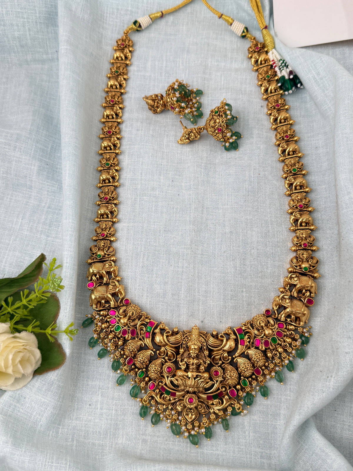Antique temple necklace for women