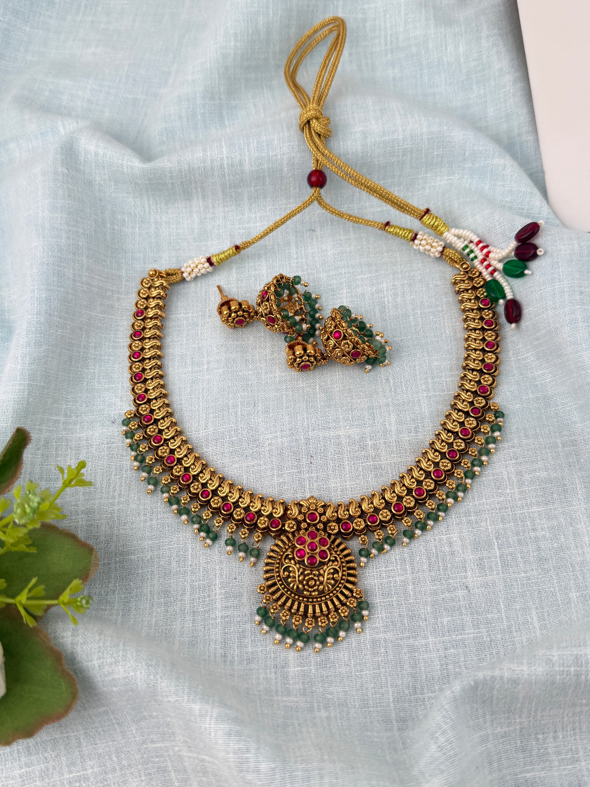 Antique Desighner Necklace Premium Short Set | N1128