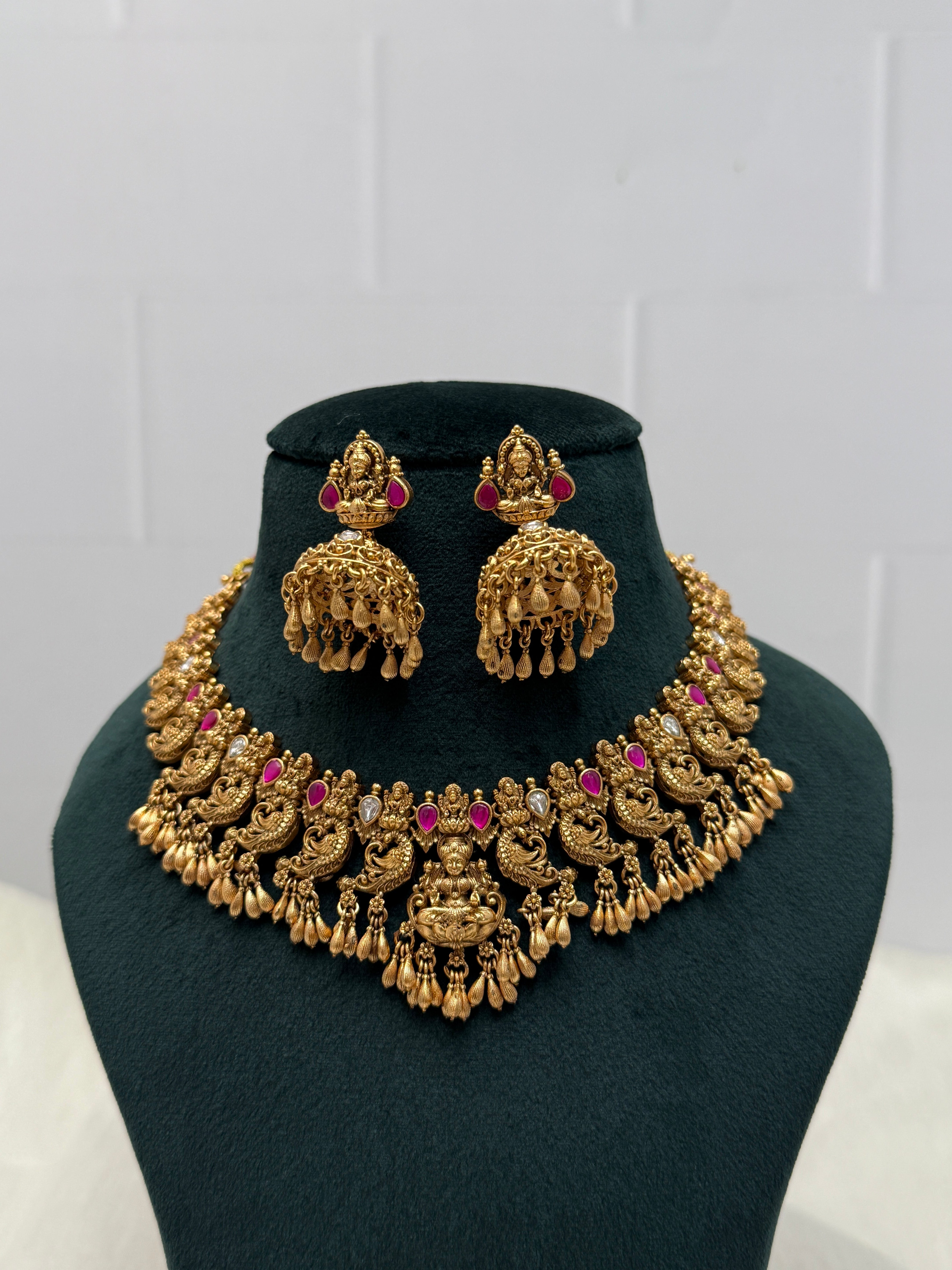 Antique Jadau Kundan Necklace Set 352