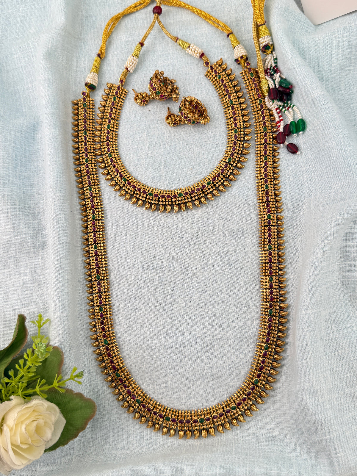 Antique temple necklace for women