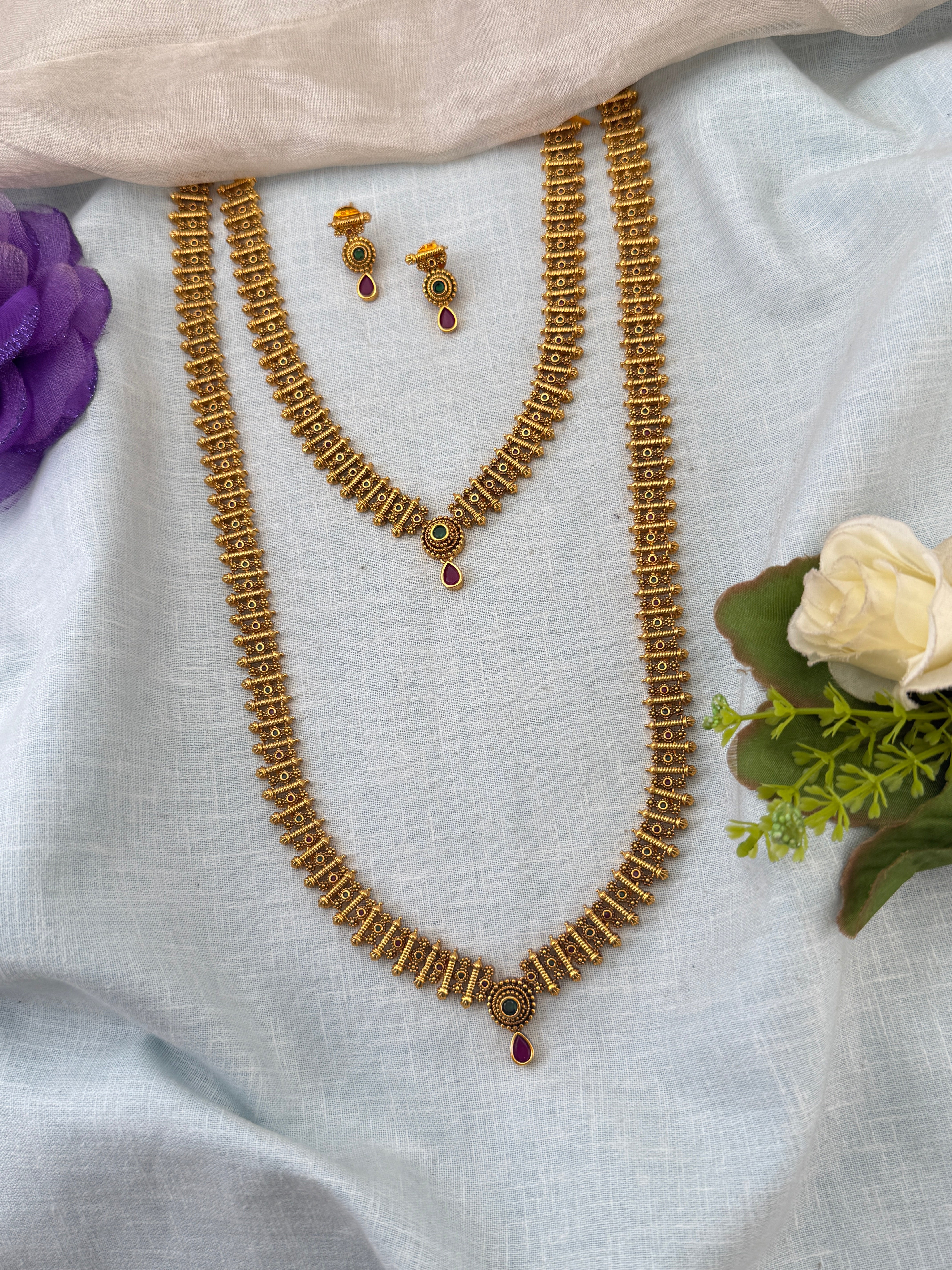 Antique Gold Necklace for Women – Traditional Ethnic Jewelry Online, bridal necklaces online