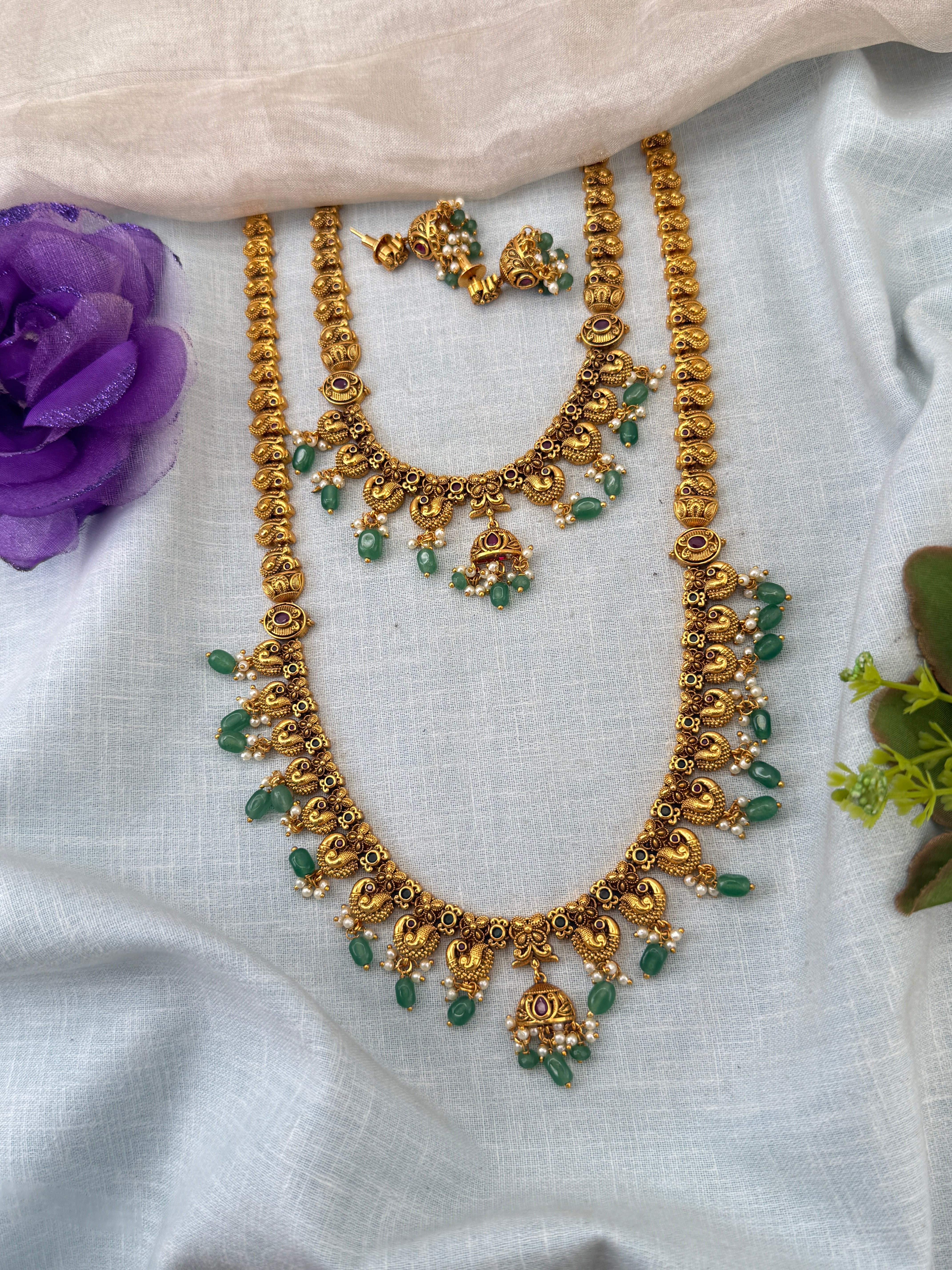Antique Gold Necklace for Women – Traditional Ethnic Jewelry Online, bridal necklaces online