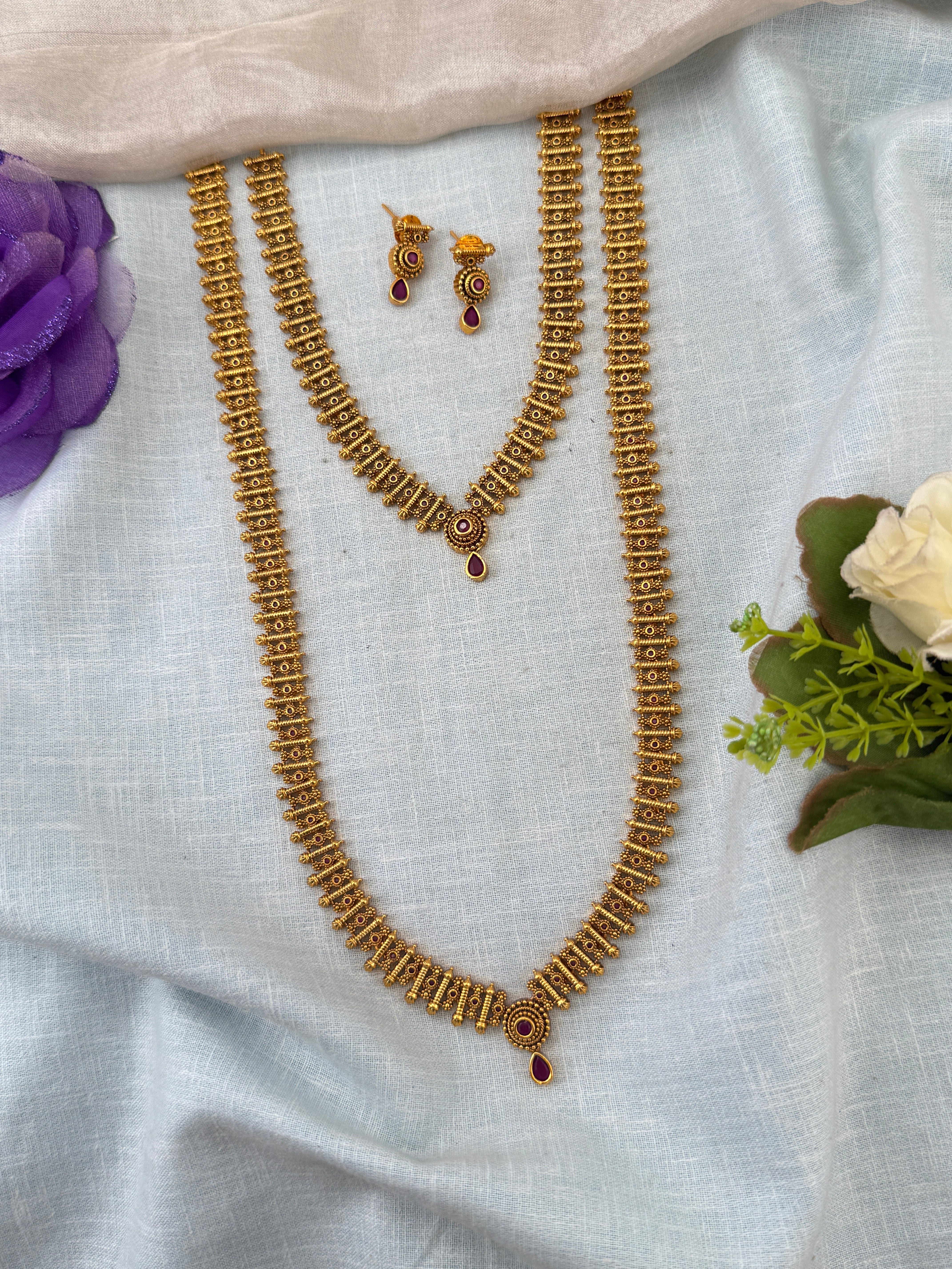 Antique Gold Necklace for Women – Traditional Ethnic Jewelry Online, bridal necklaces online