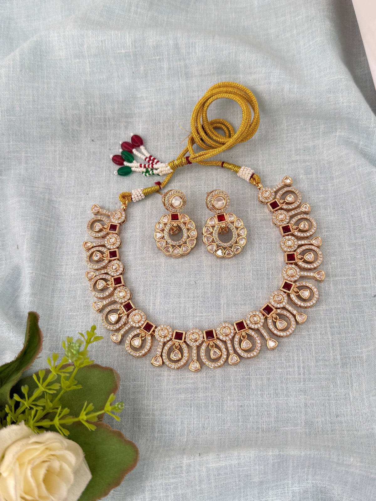 Traditional Kundan necklace for women