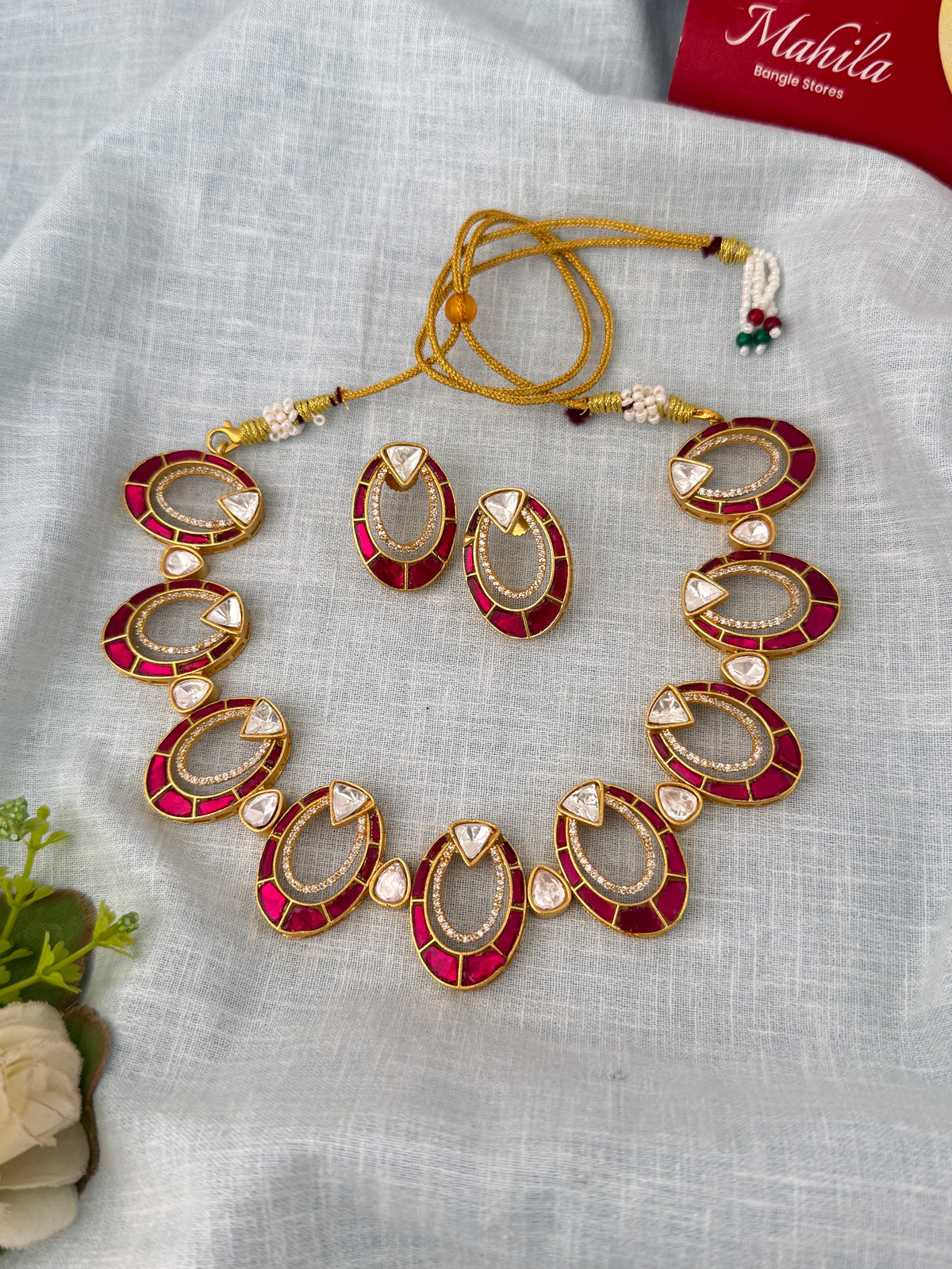 Traditional Kundan necklace for women