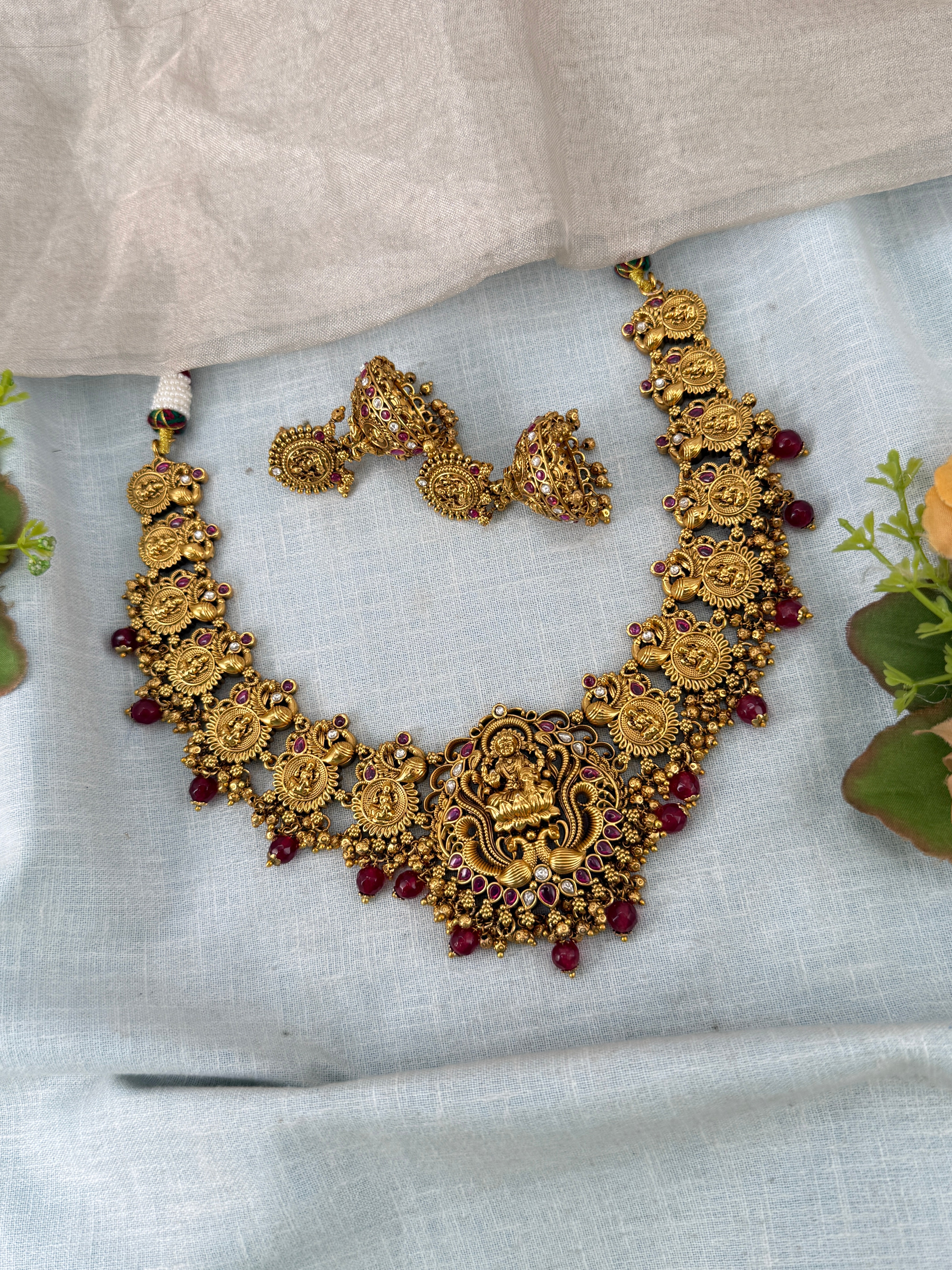Antique Gold Necklace for Women – Traditional Ethnic Jewelry Online, bridal necklaces online