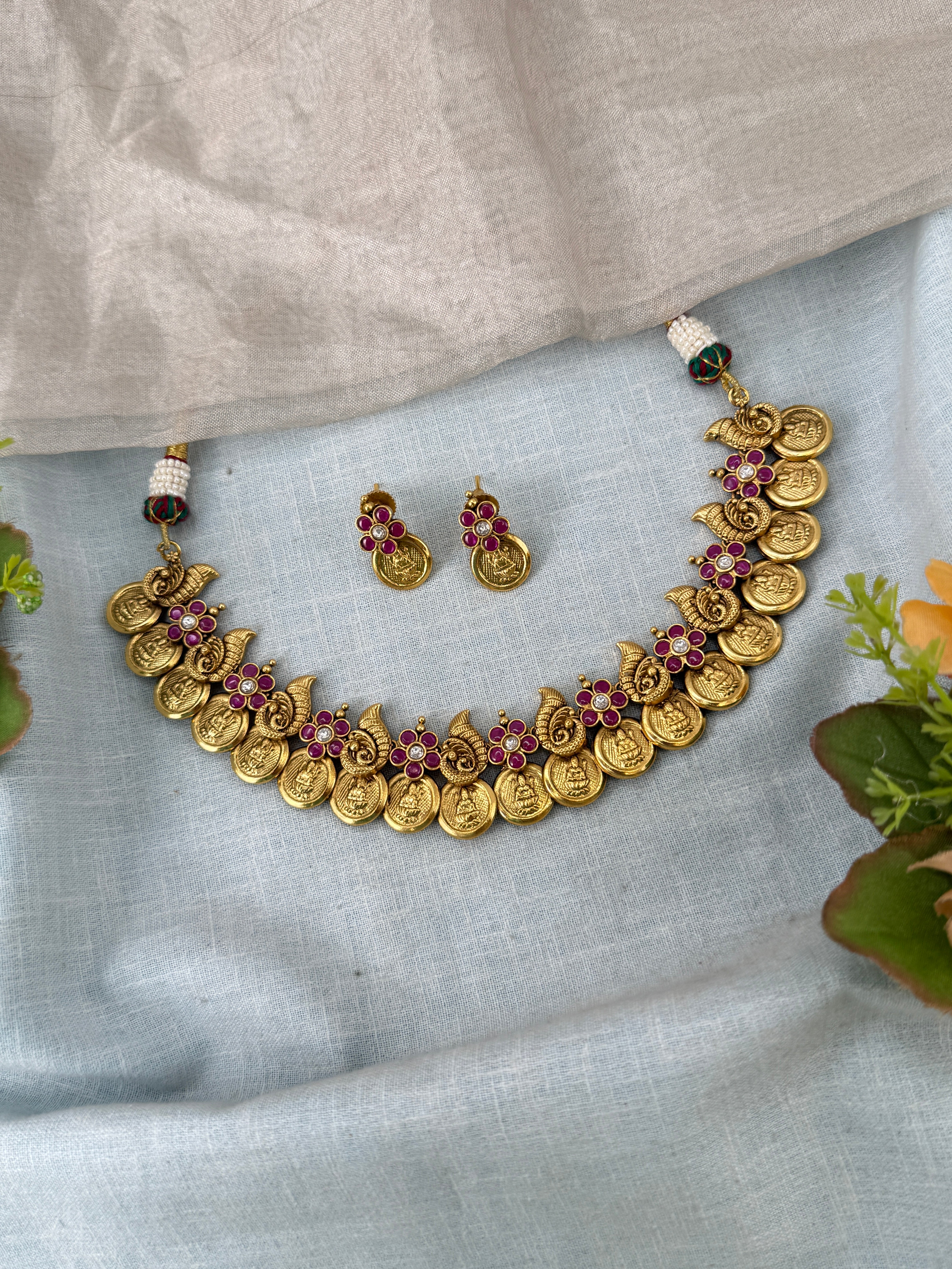Antique Gold Necklace for Women – Traditional Ethnic Jewelry Online, bridal necklaces online
