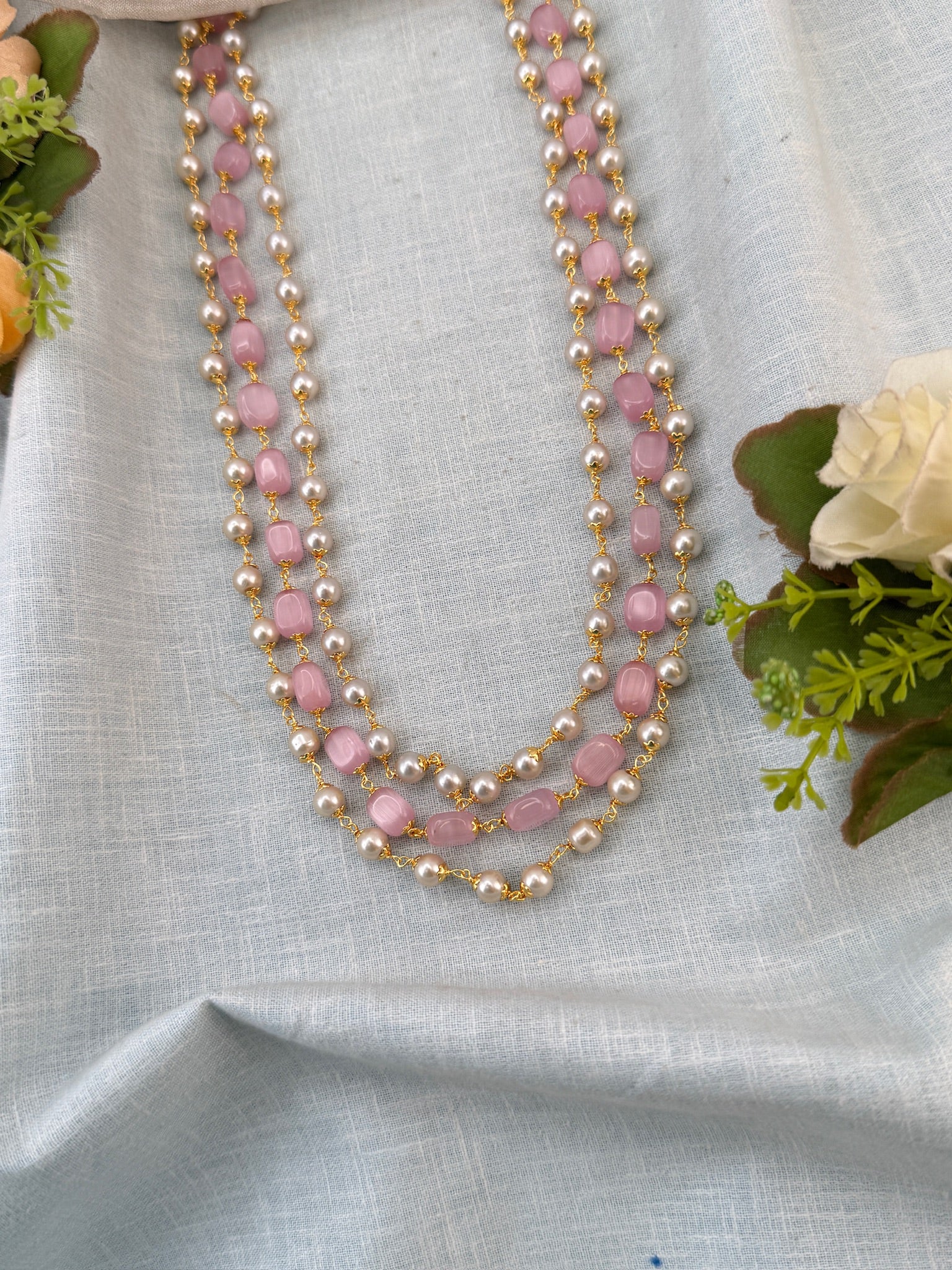 Royal Antique Layer Pearl Necklace 1174