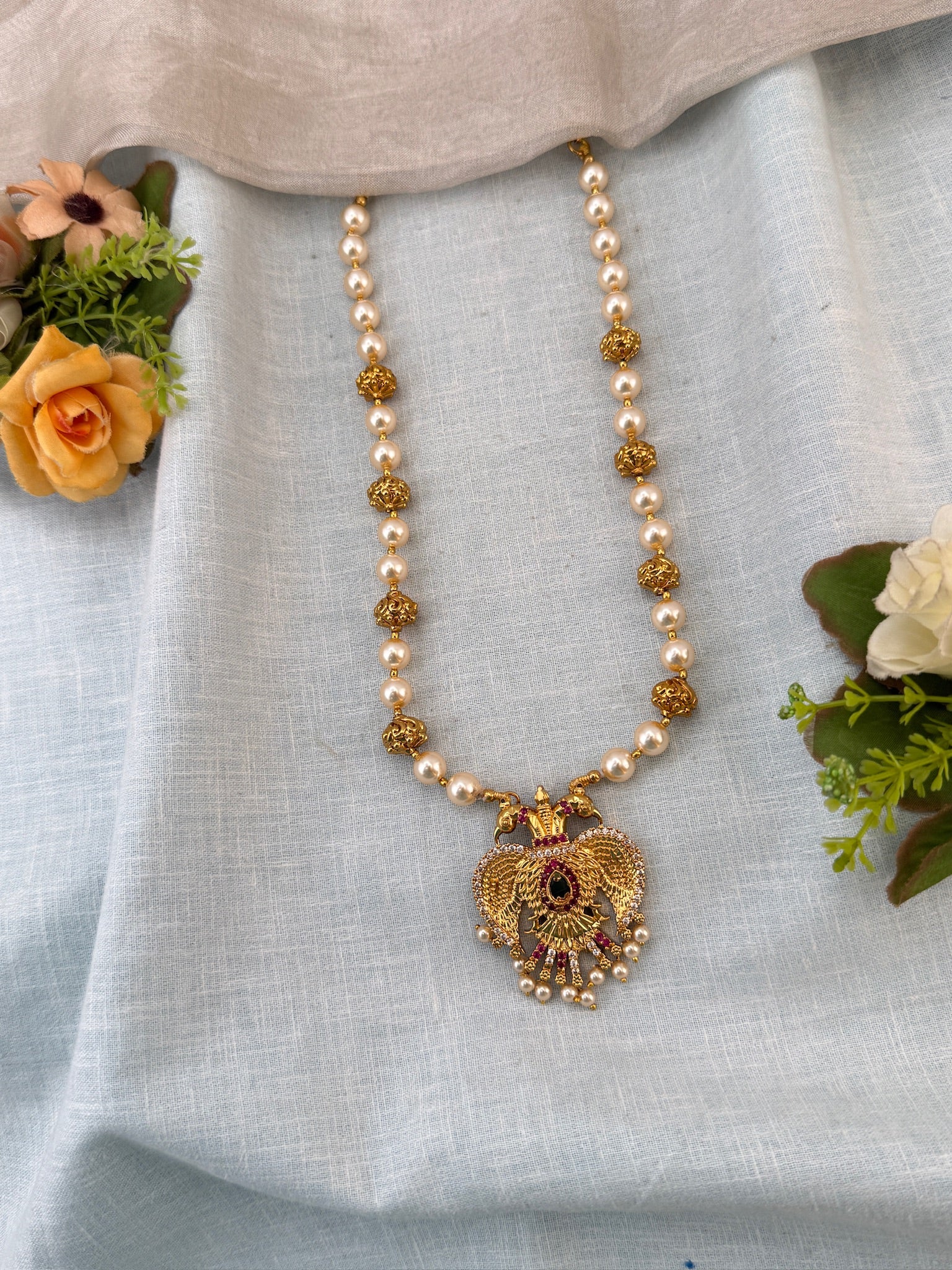 Antique Gold Necklace for Women – Traditional Ethnic Jewelry Online, bridal necklaces online