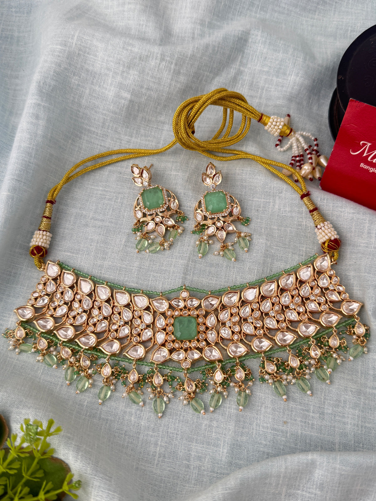 Kundan Designer Necklace Choker Set | N1137