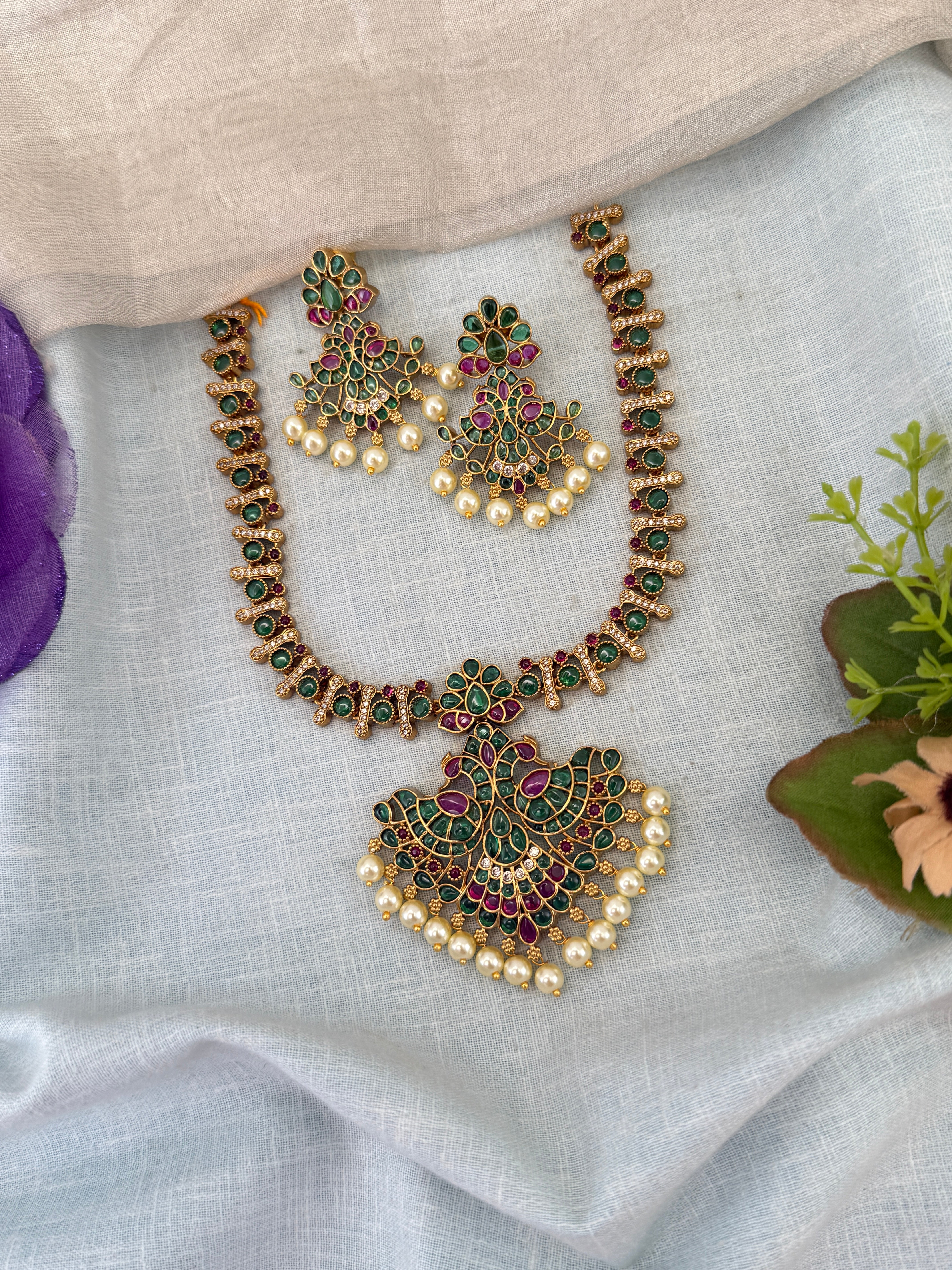 Antique Gold Necklace for Women – Traditional Ethnic Jewelry Online, bridal necklaces online