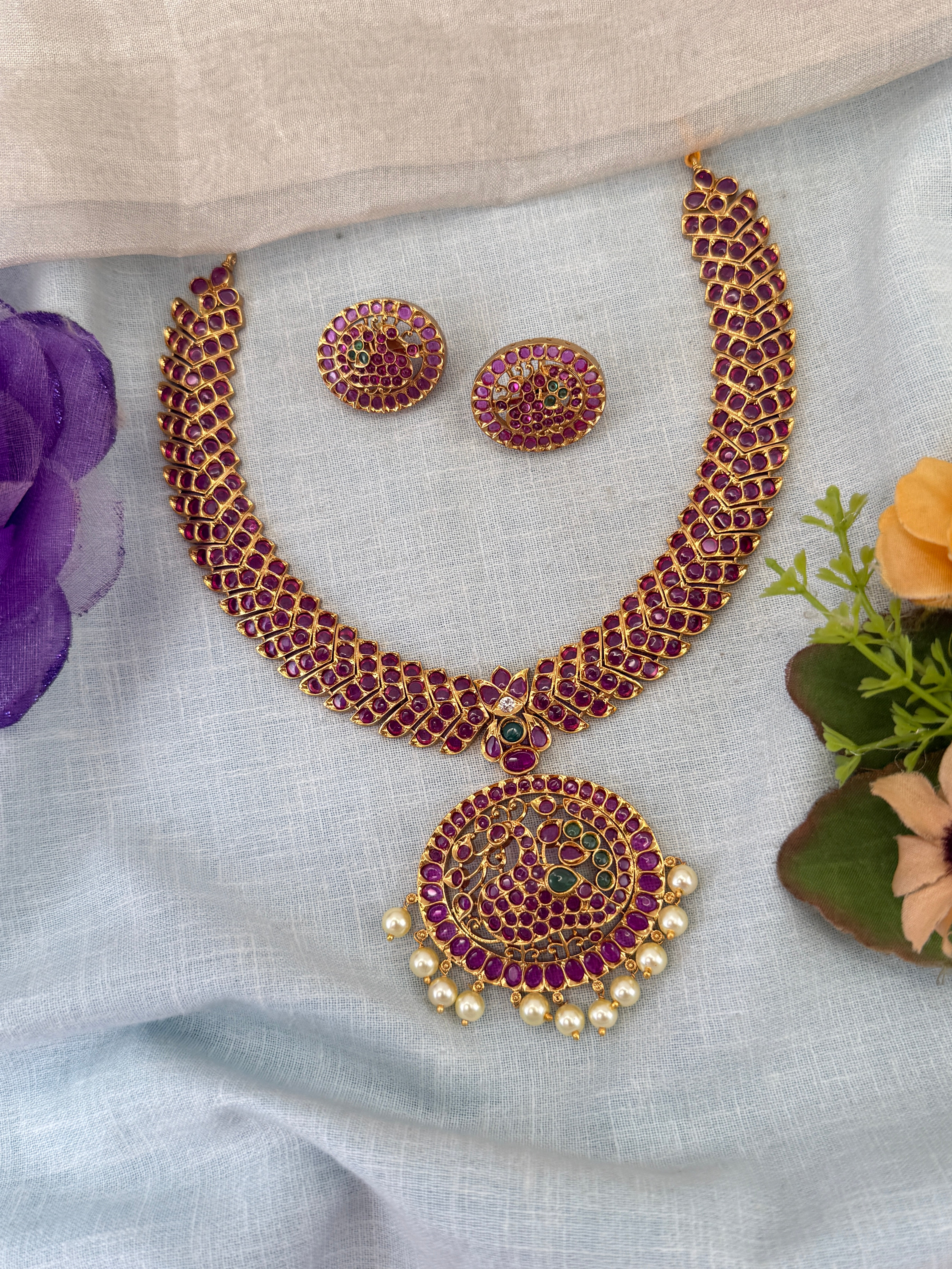 Antique Gold Necklace for Women – Traditional Ethnic Jewelry Online, bridal necklaces online