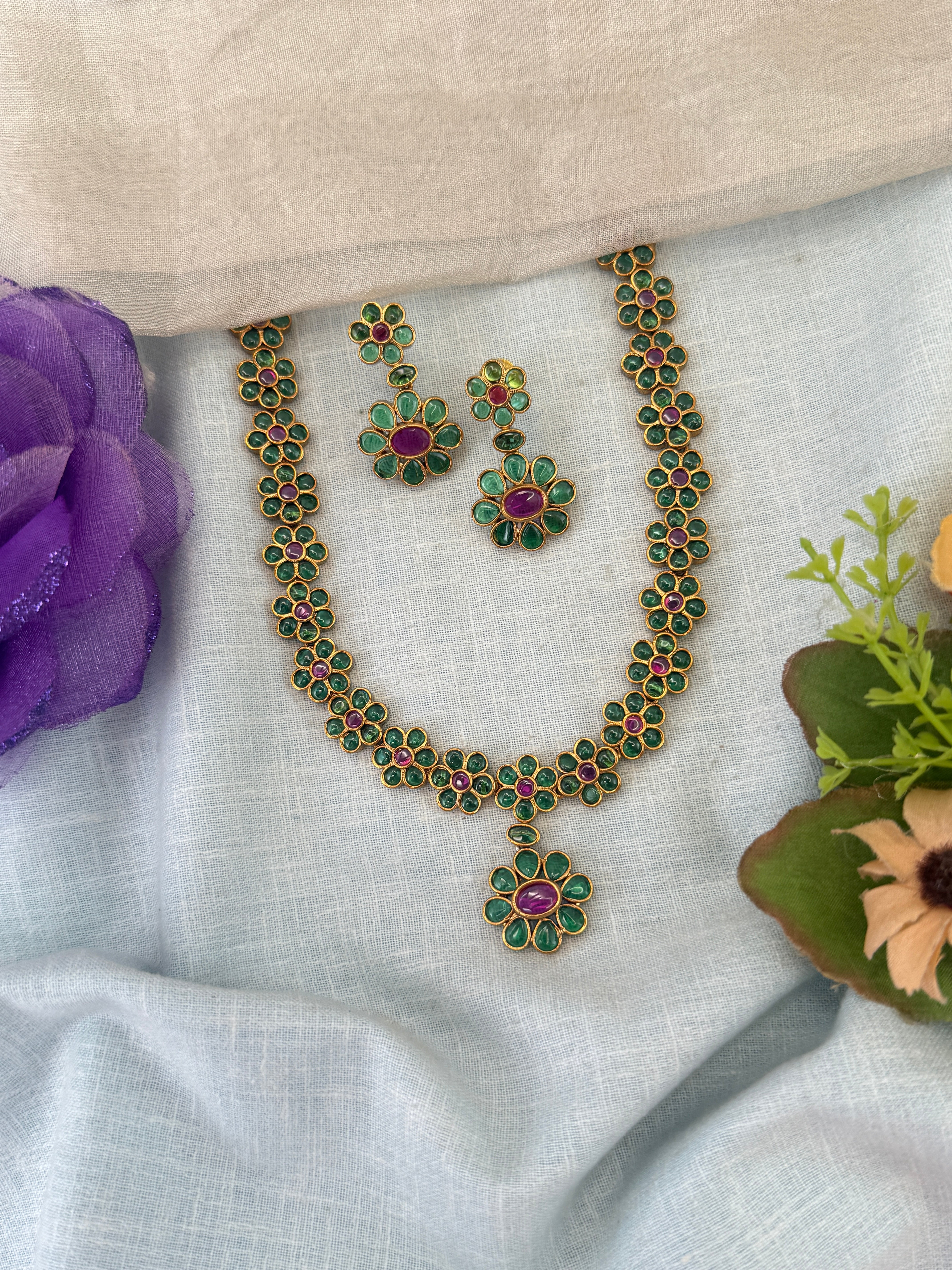 Antique Gold Necklace for Women – Traditional Ethnic Jewelry Online, bridal necklaces online