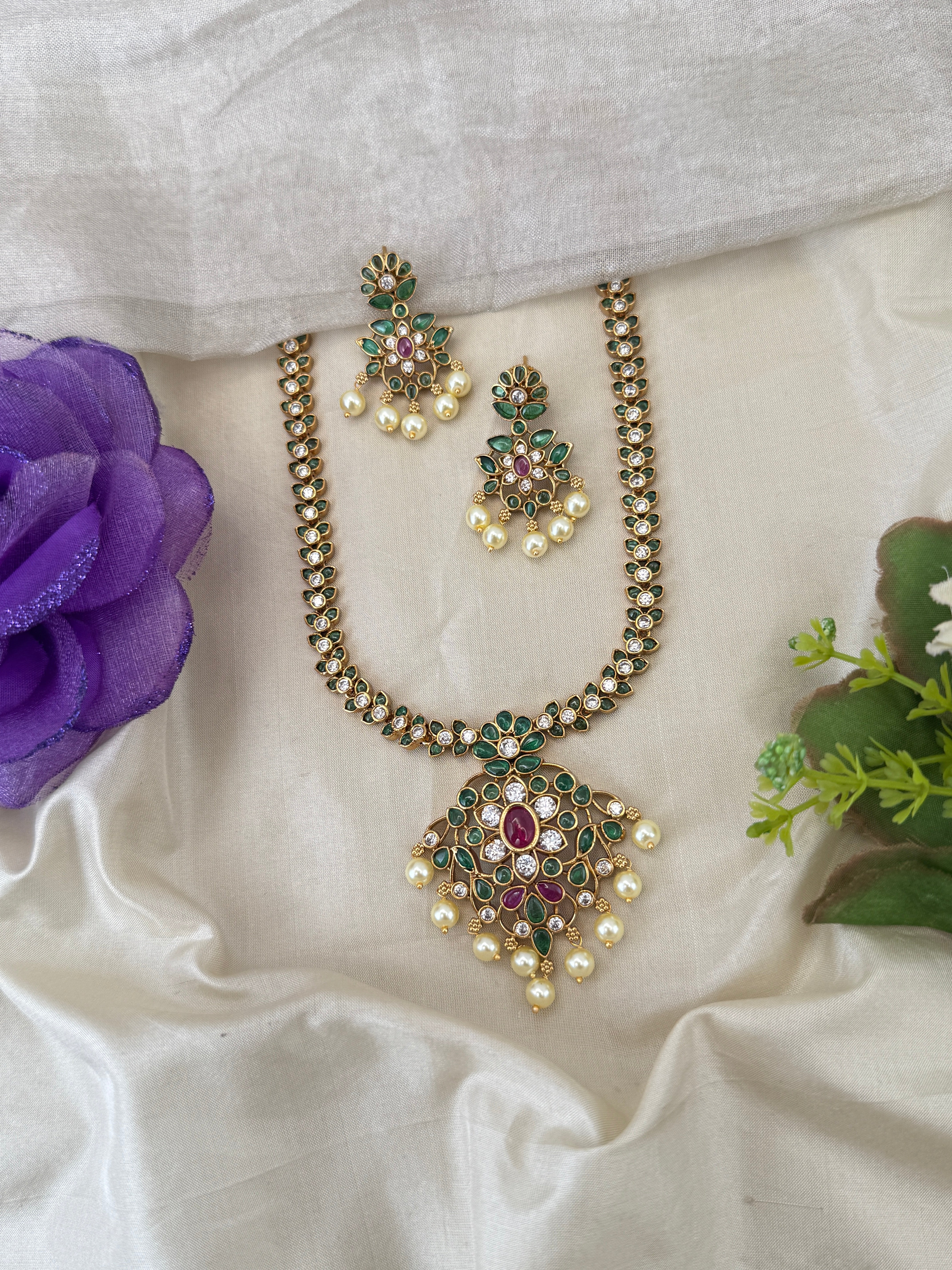 Antique Gold Necklace for Women – Traditional Ethnic Jewelry Online, bridal necklaces online