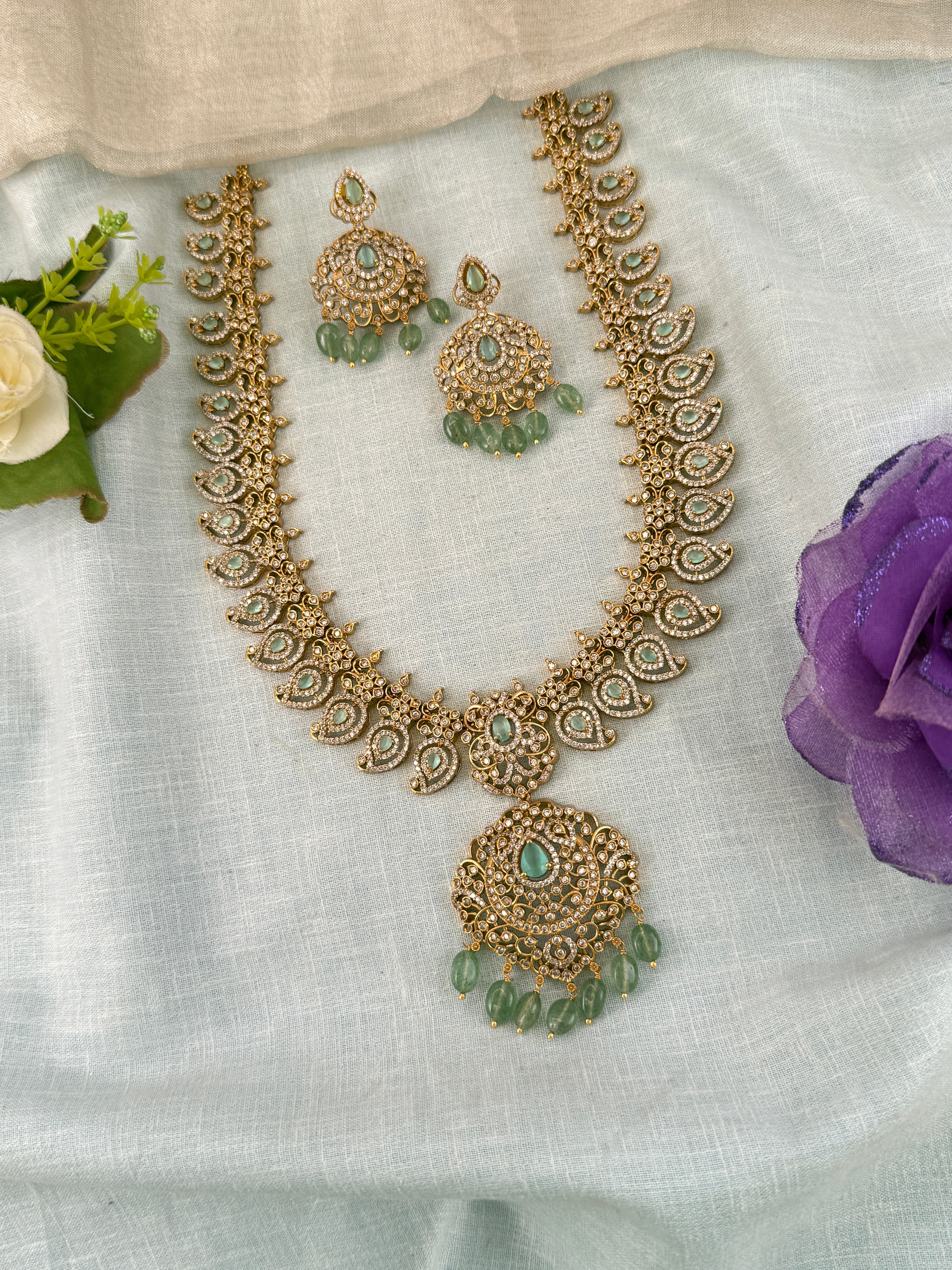 Antique Gold Necklace for Women – Traditional Ethnic Jewelry Online, bridal necklaces online