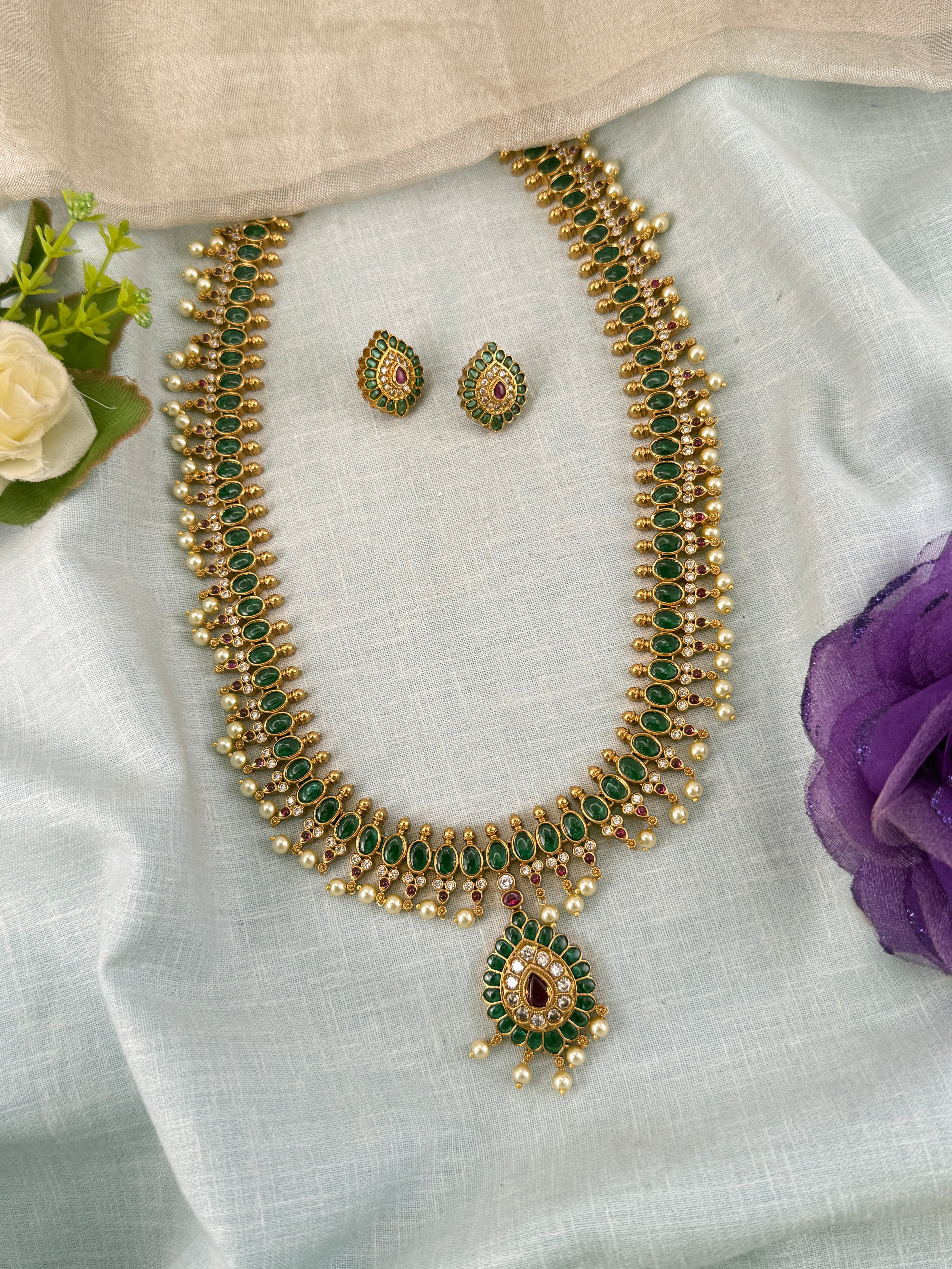 Antique Gold Necklace for Women – Traditional Ethnic Jewelry Online, bridal necklaces online