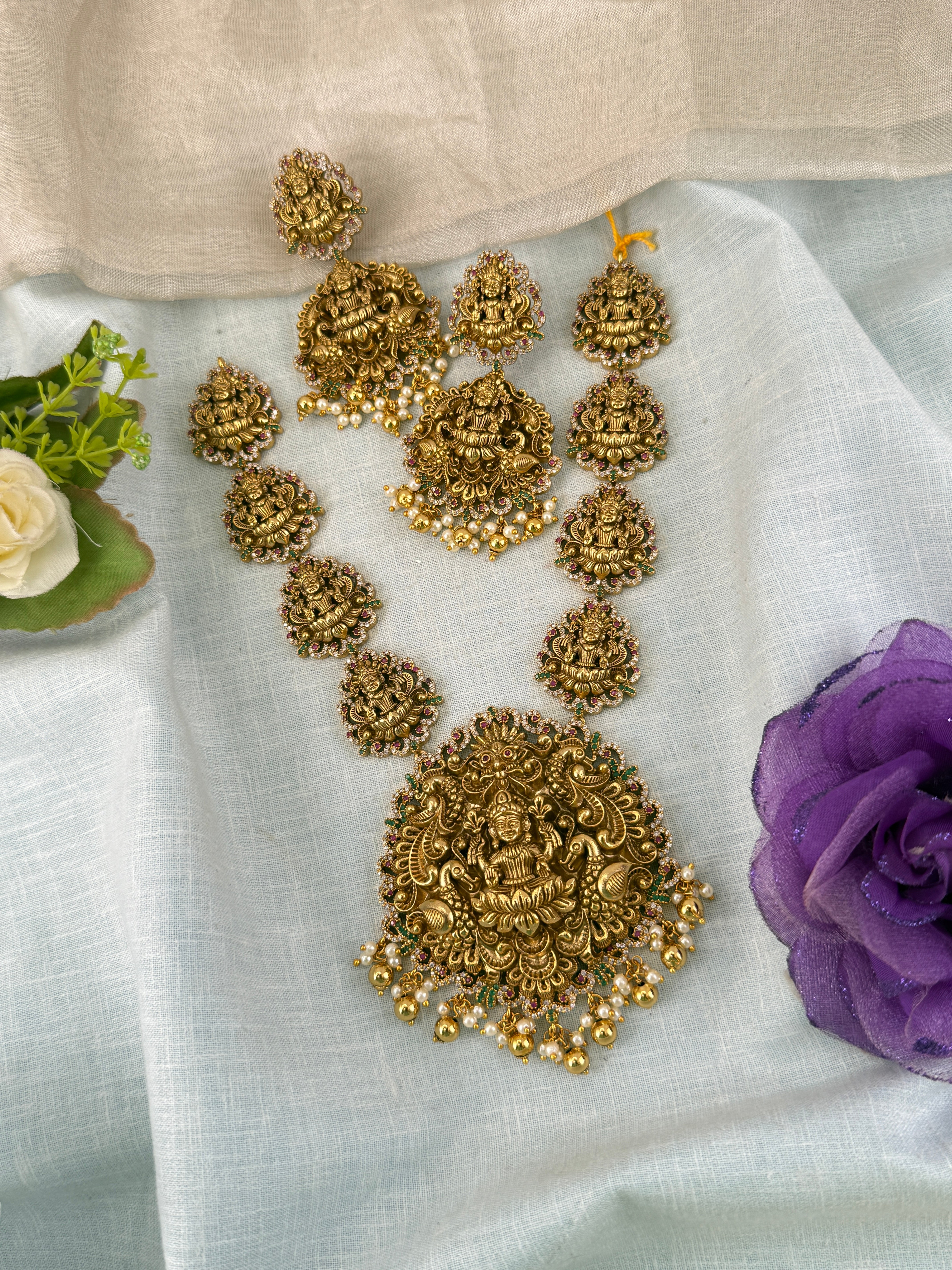 Antique Gold Necklace for Women – Traditional Ethnic Jewelry Online, bridal necklaces online