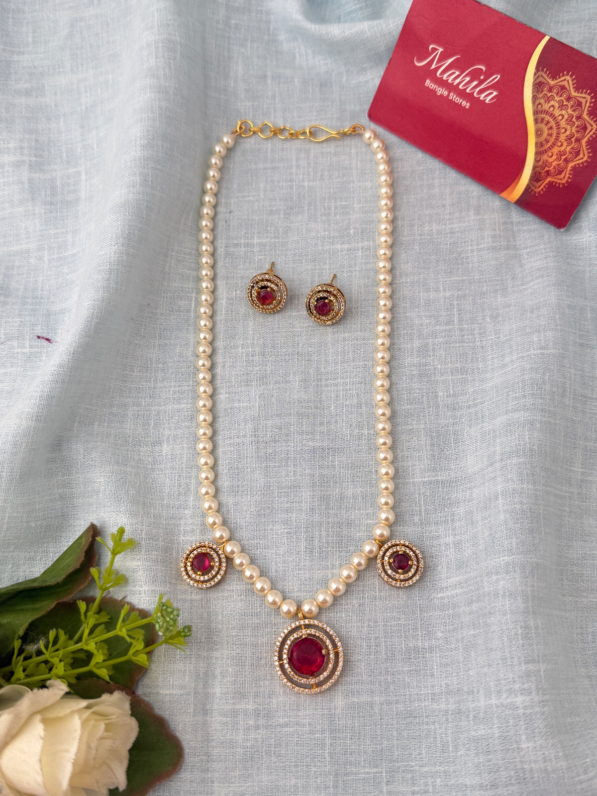 Antique temple necklace for women