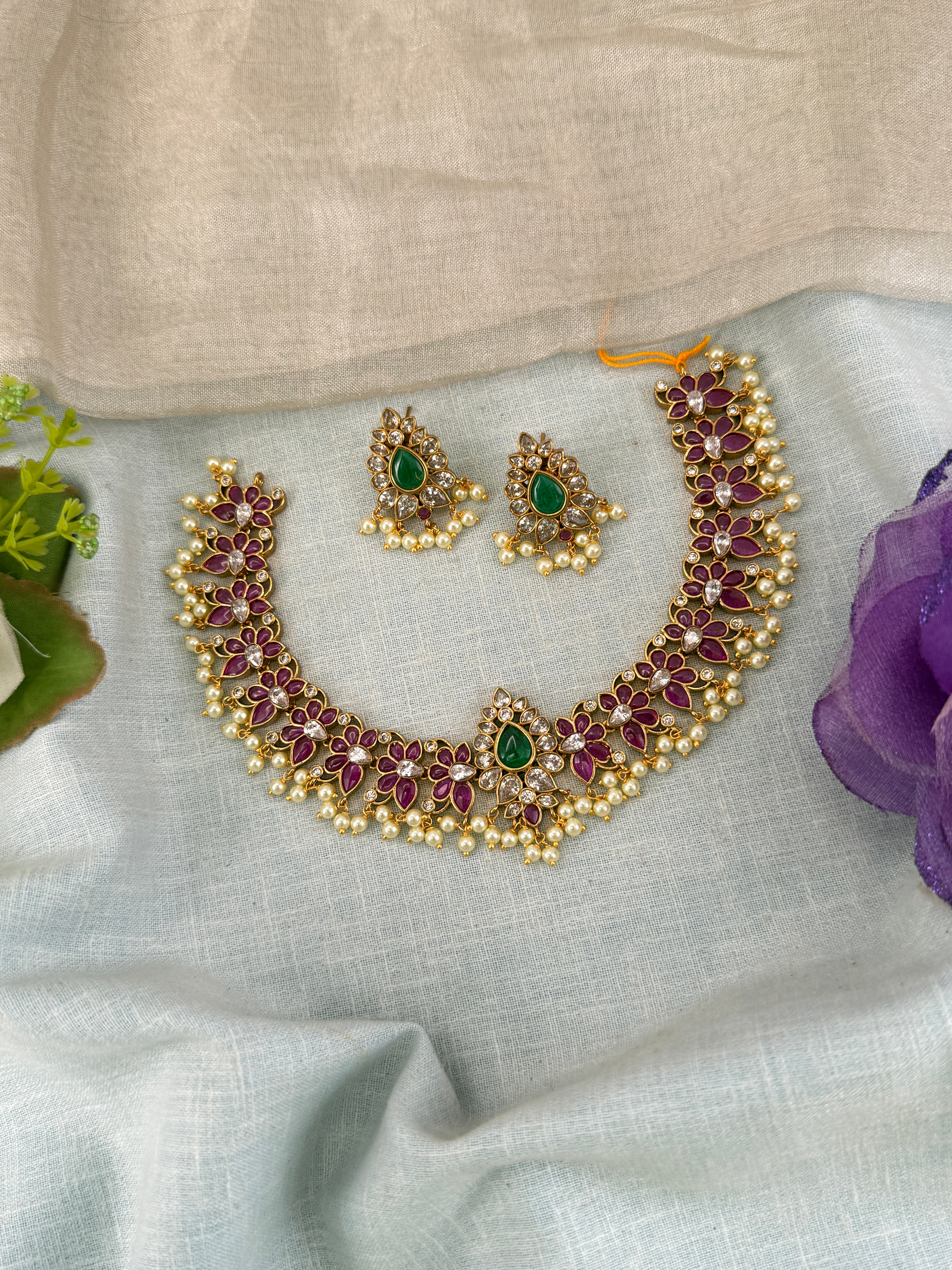 Luxurious Kundan Necklace set, Bridal Luxurious Kundan necklace, Kundan necklace, Luxurious necklace