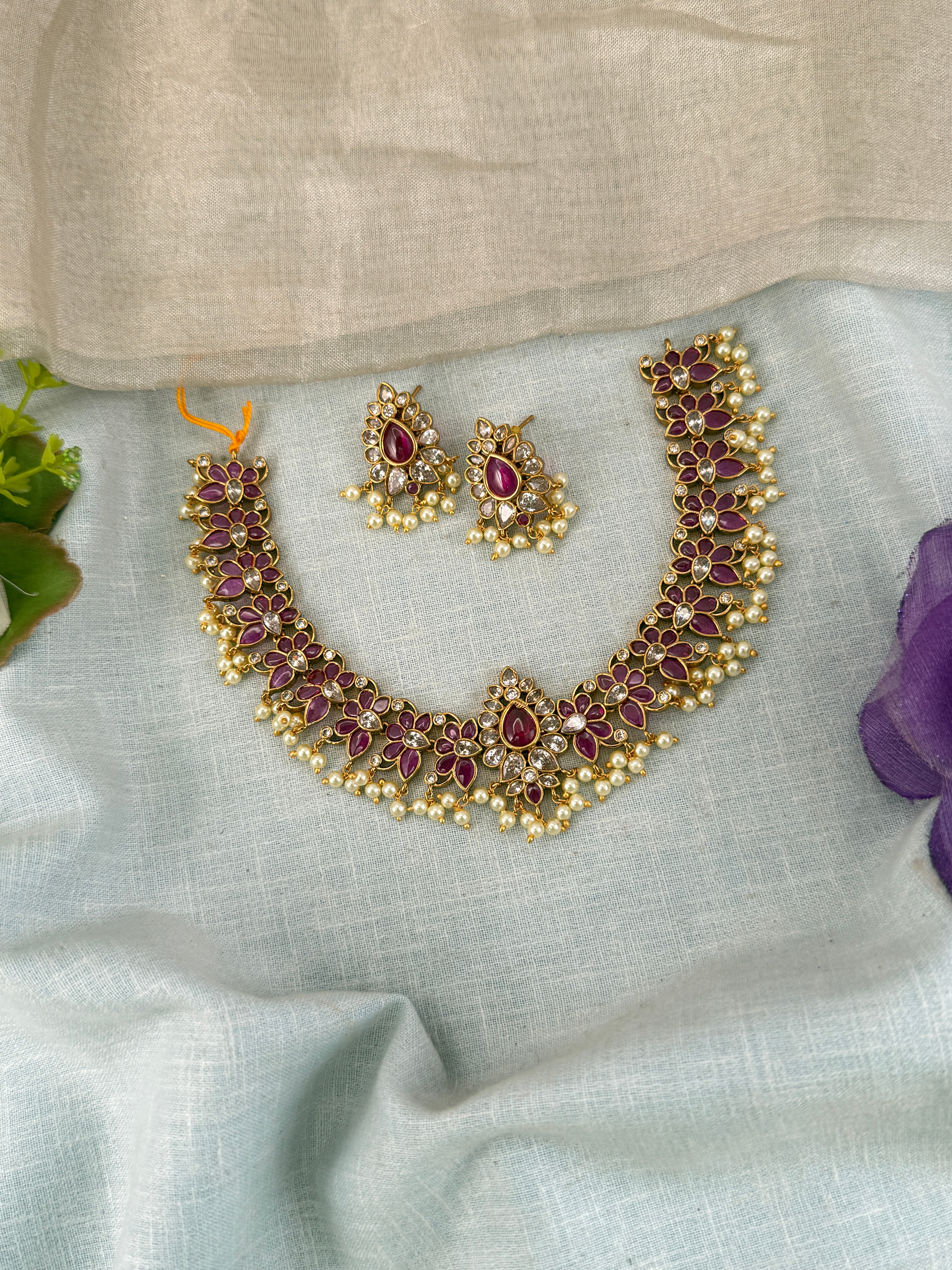 Luxurious Kundan Necklace set, Bridal Luxurious Kundan necklace, Kundan necklace, Luxurious necklace