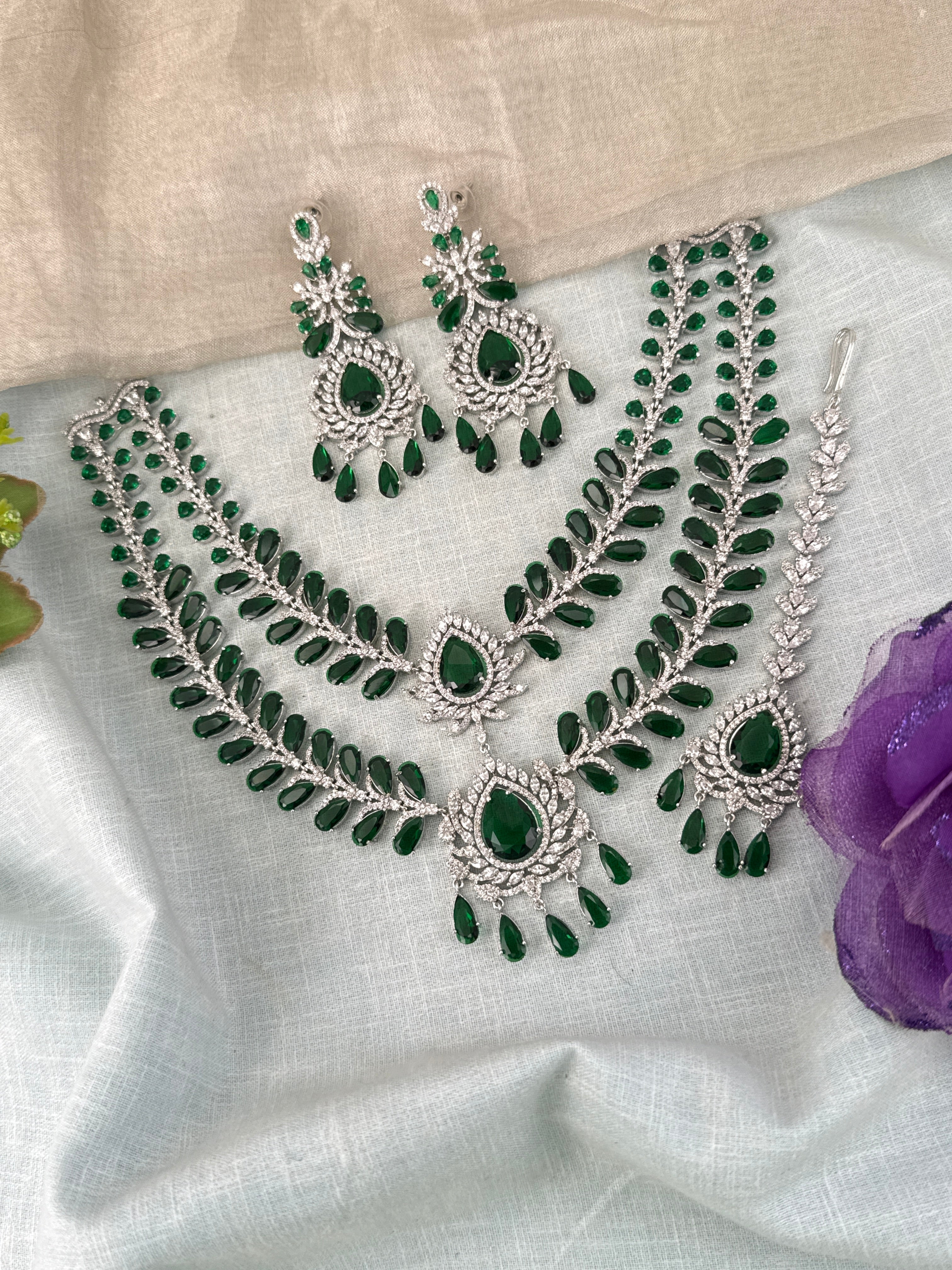 Luxurious Stone Necklace set, Bridal Luxurious Stone necklace, Stone necklace, Luxurious necklace