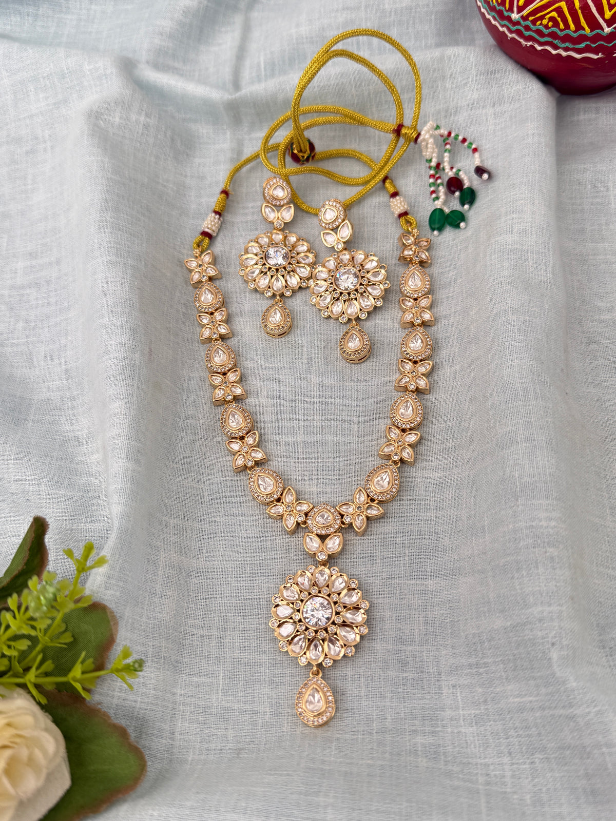 Kundan Designer Necklace Premium Short Set | N1268