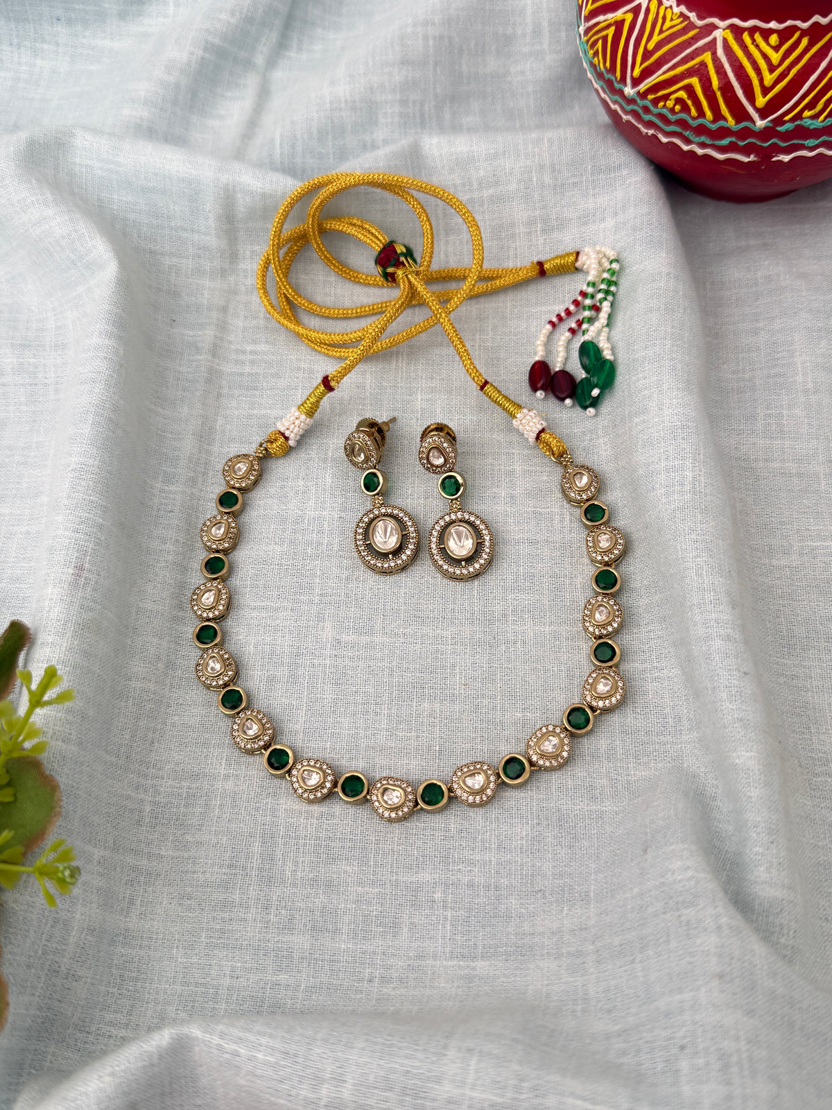 Traditional Kundan necklace for women