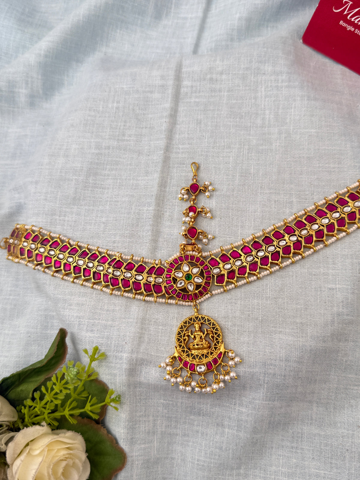 Jadau Kundan Royal Maang Tikka Set| M0006