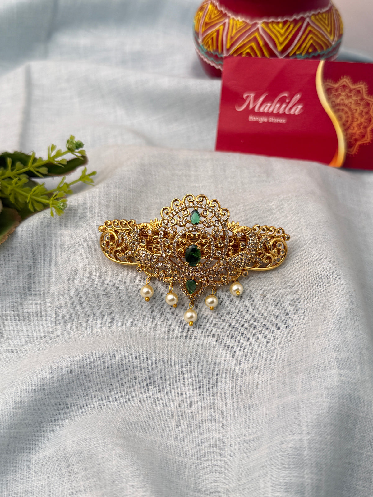 Stylish hair clips for women, perfect for everyday and ethnic hairstyles