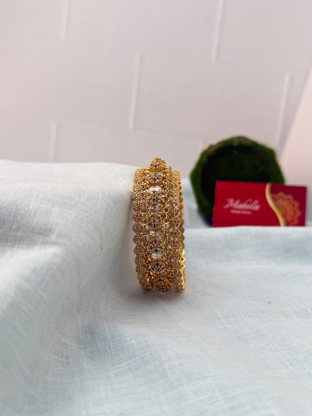 Antique Designer Stone Bridal Bangle Set |0053