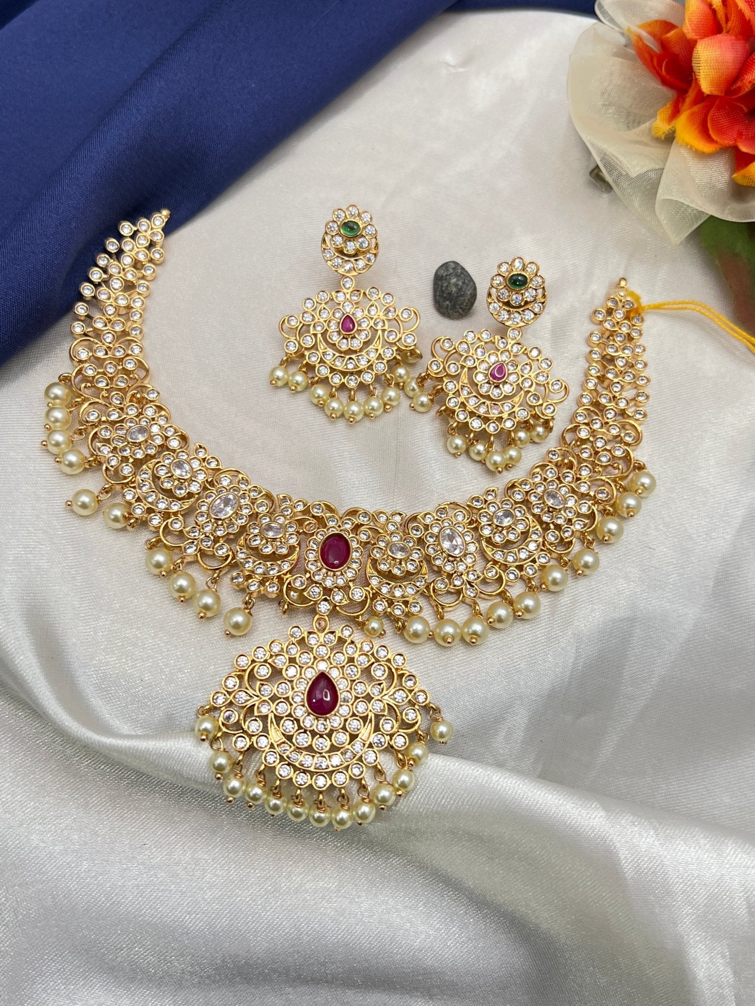 American Diamond Necklace 0070 - Mahilas