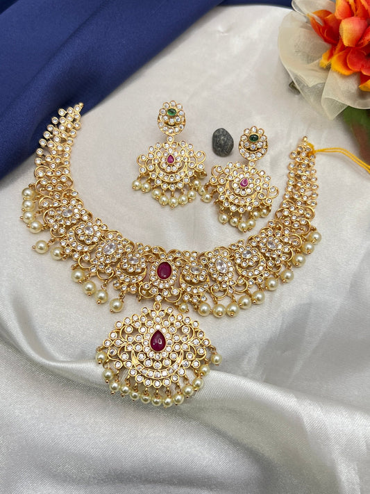 American Diamond Necklace 0070 - Mahilas