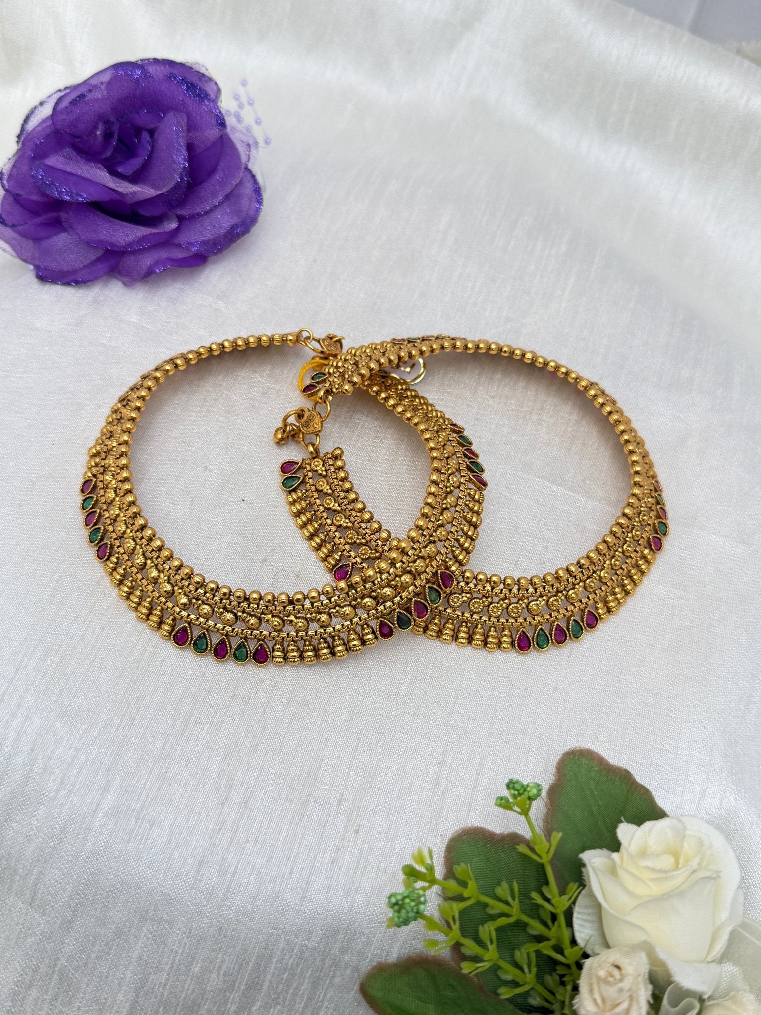 Antique Anklet Gejje 0136 - Mahilas