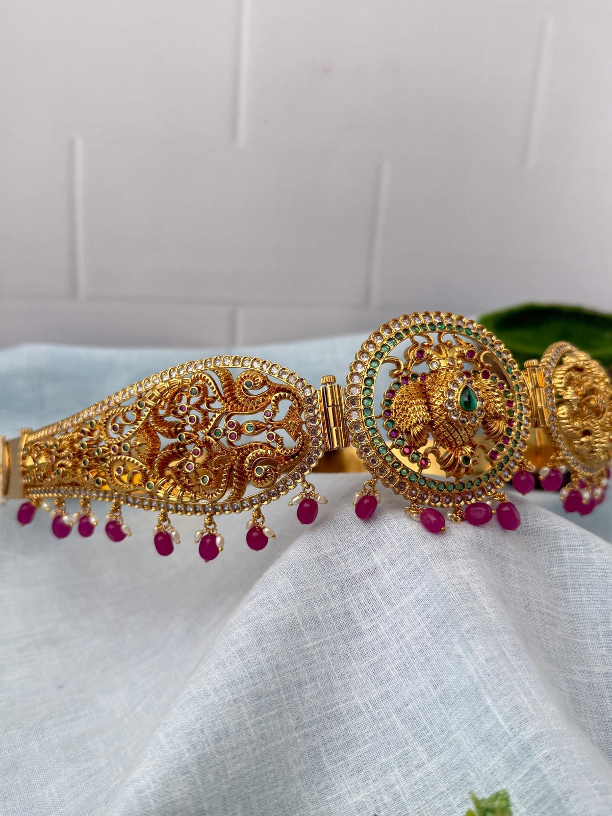 Antique Changeable Pendant Grand Vaddanam Kamarbandh | V0117 - Mahilas