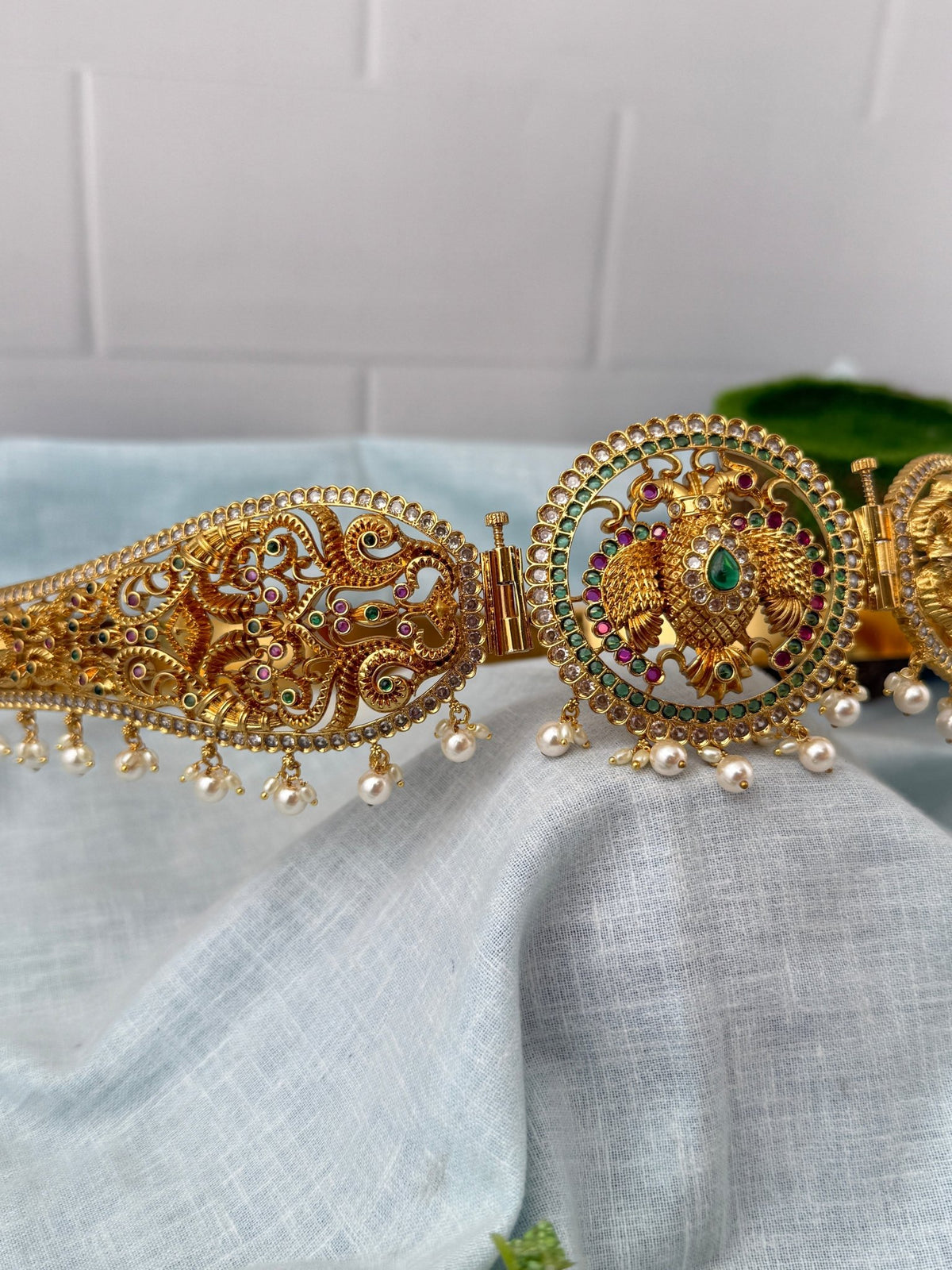 Antique Changeable Pendant Grand Vaddanam Kamarbandh | V0118 - Mahilas