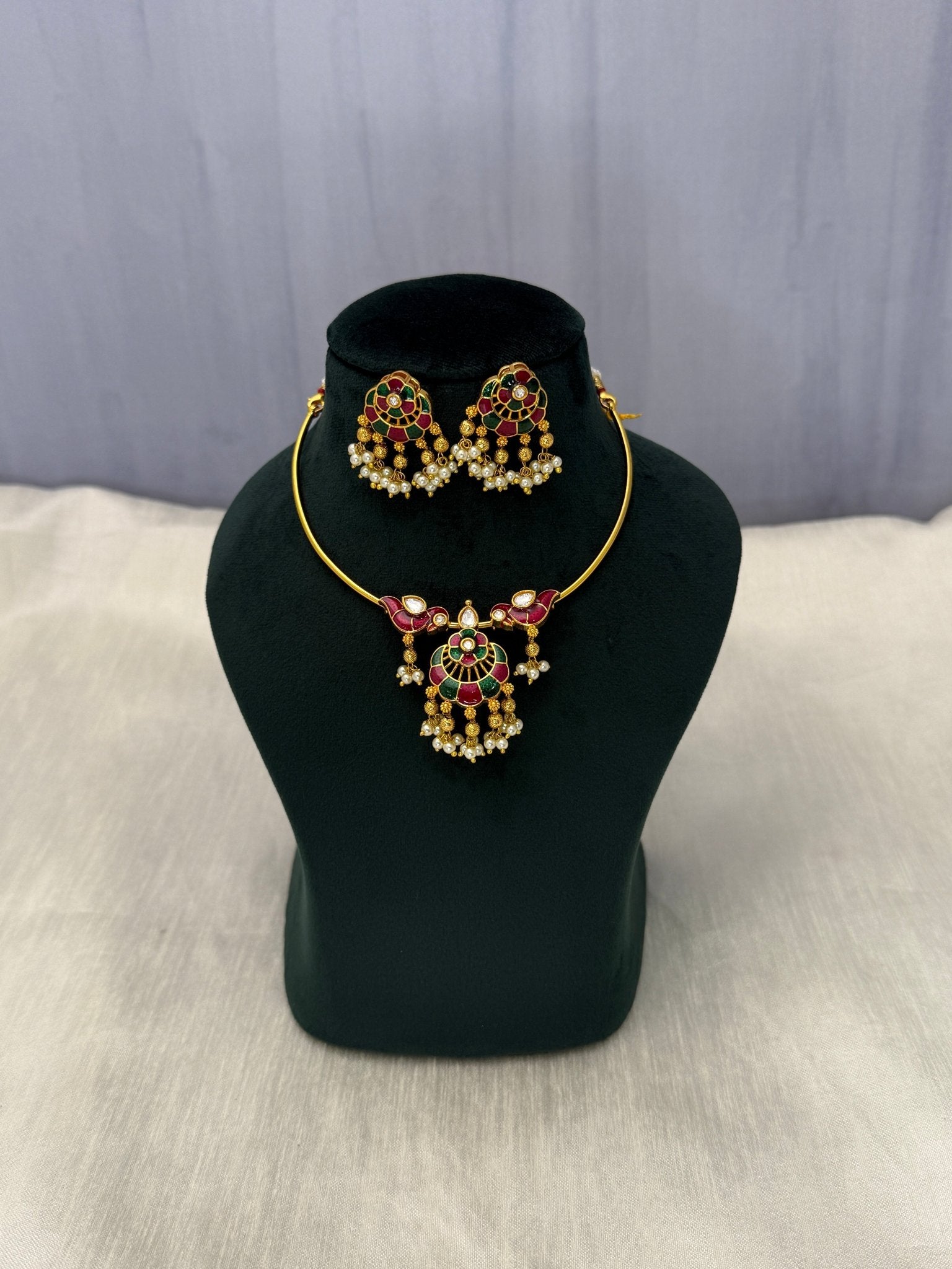 Antique Choker Necklace 0733 - Mahilas