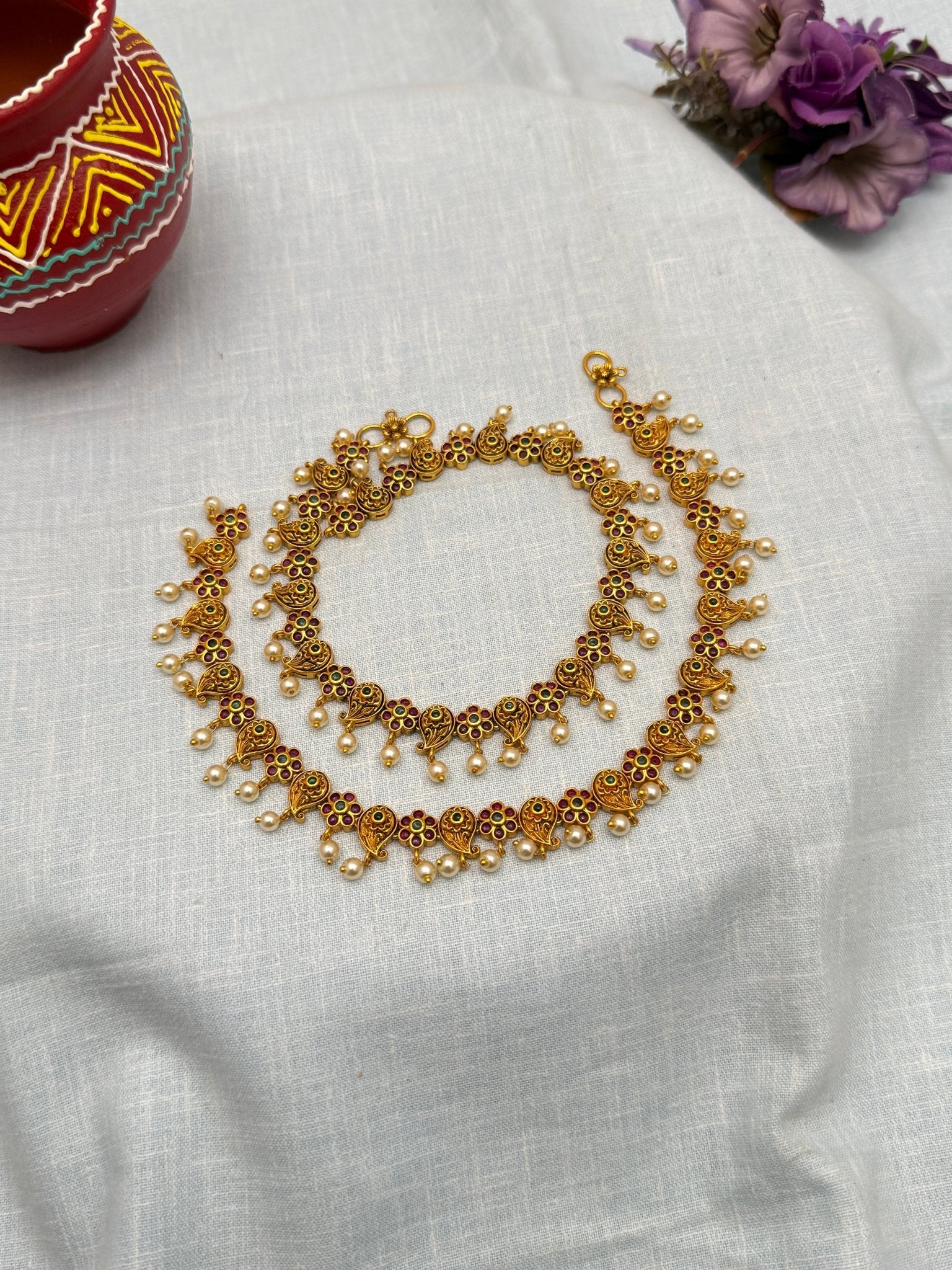 Antique Designer Anklet Gejje 0142 - Mahilas