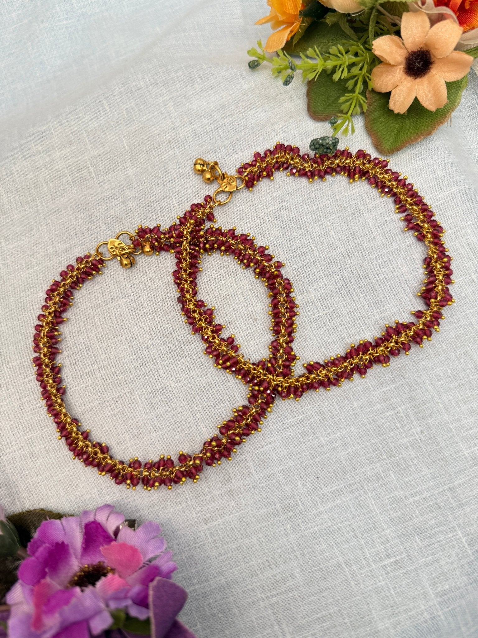 Antique Designer Anklet Gejje 0172 - Mahilas