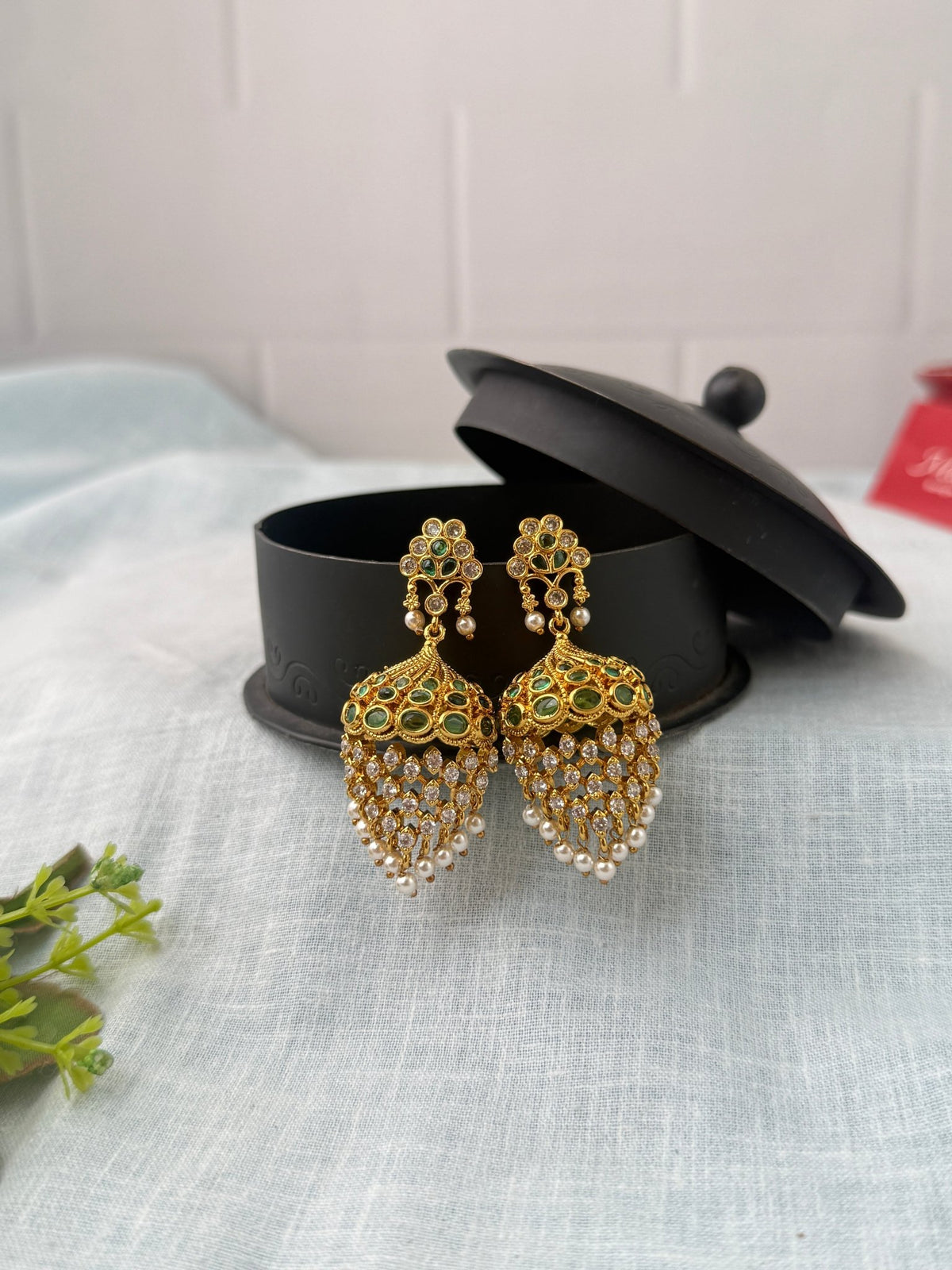 Antique Designer Jhumka Earrings| E0723 B - Mahilas