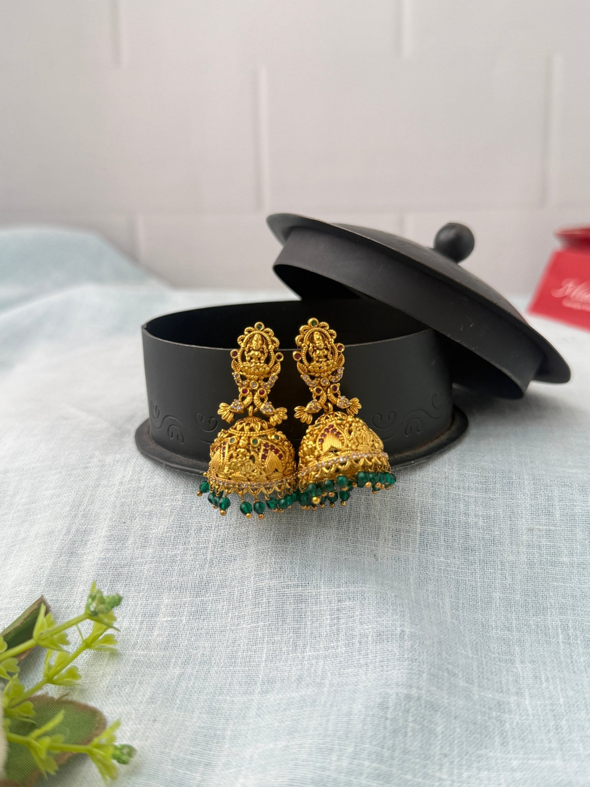 Antique Designer Jhumka Earrings| E0725 - Mahilas