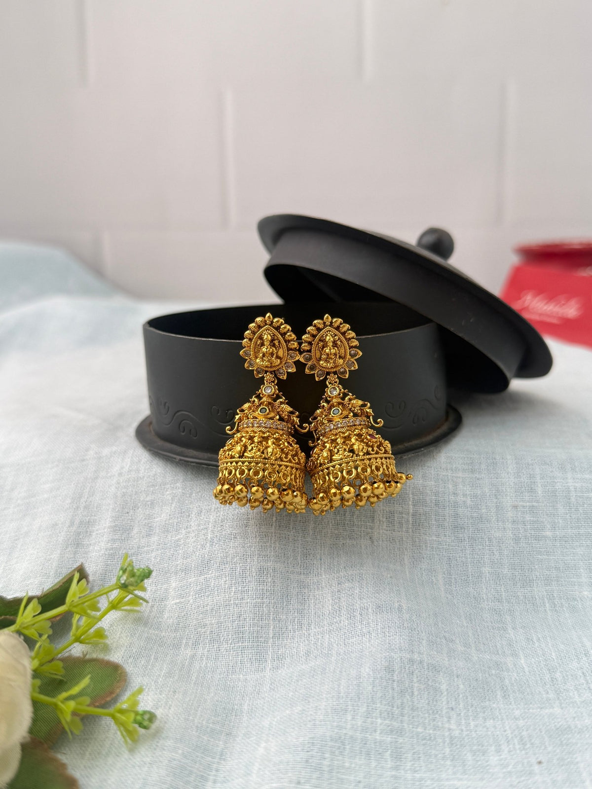 Antique Designer Jhumka Earrings| E0733 - Mahilas