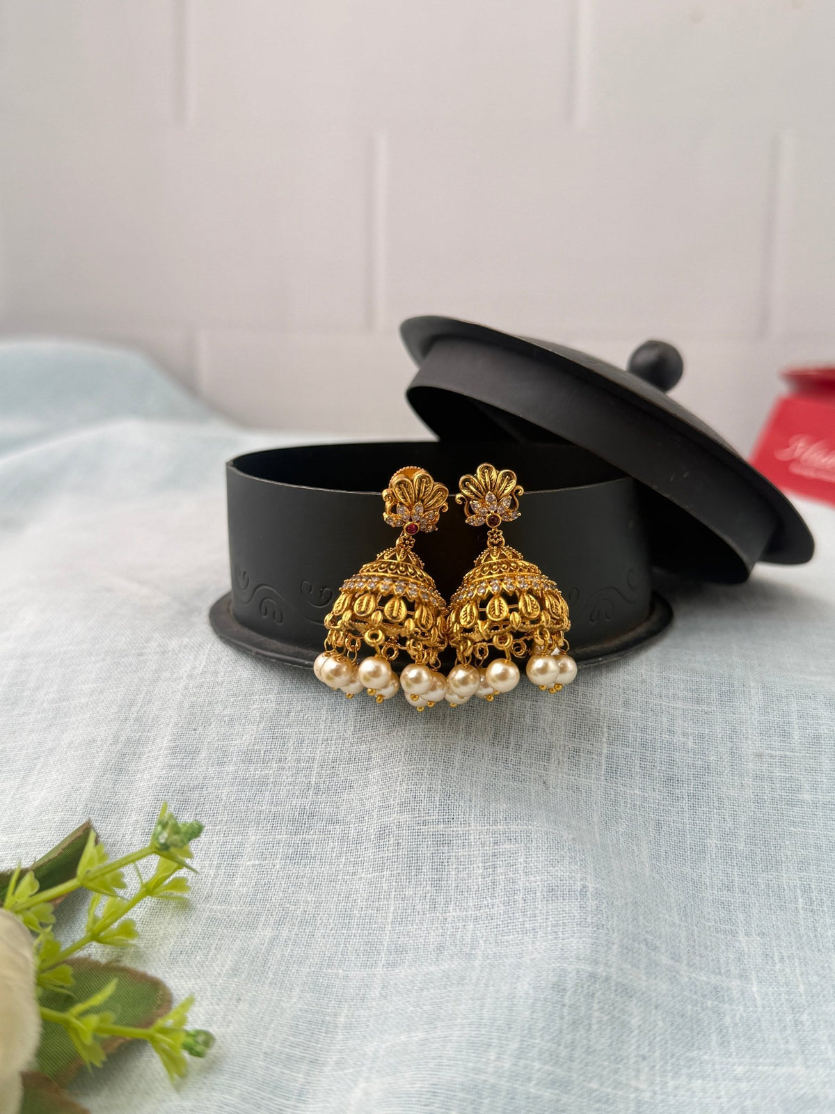 Antique Designer Jhumka Earrings| E0749 - Mahilas