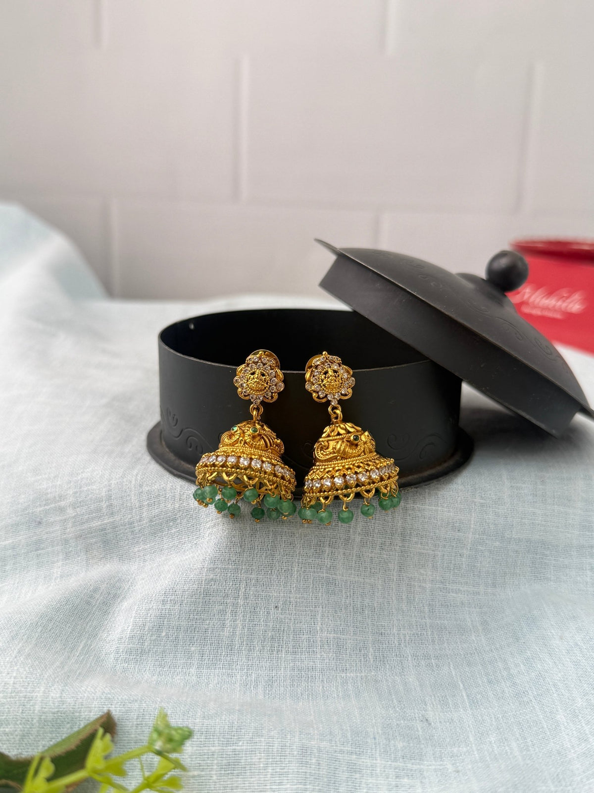 Antique Designer Jhumka Earrings| E0752 - Mahilas