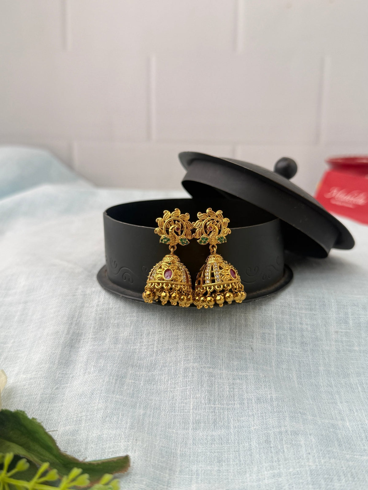 Antique Designer Jhumka Earrings| E0761 - Mahilas