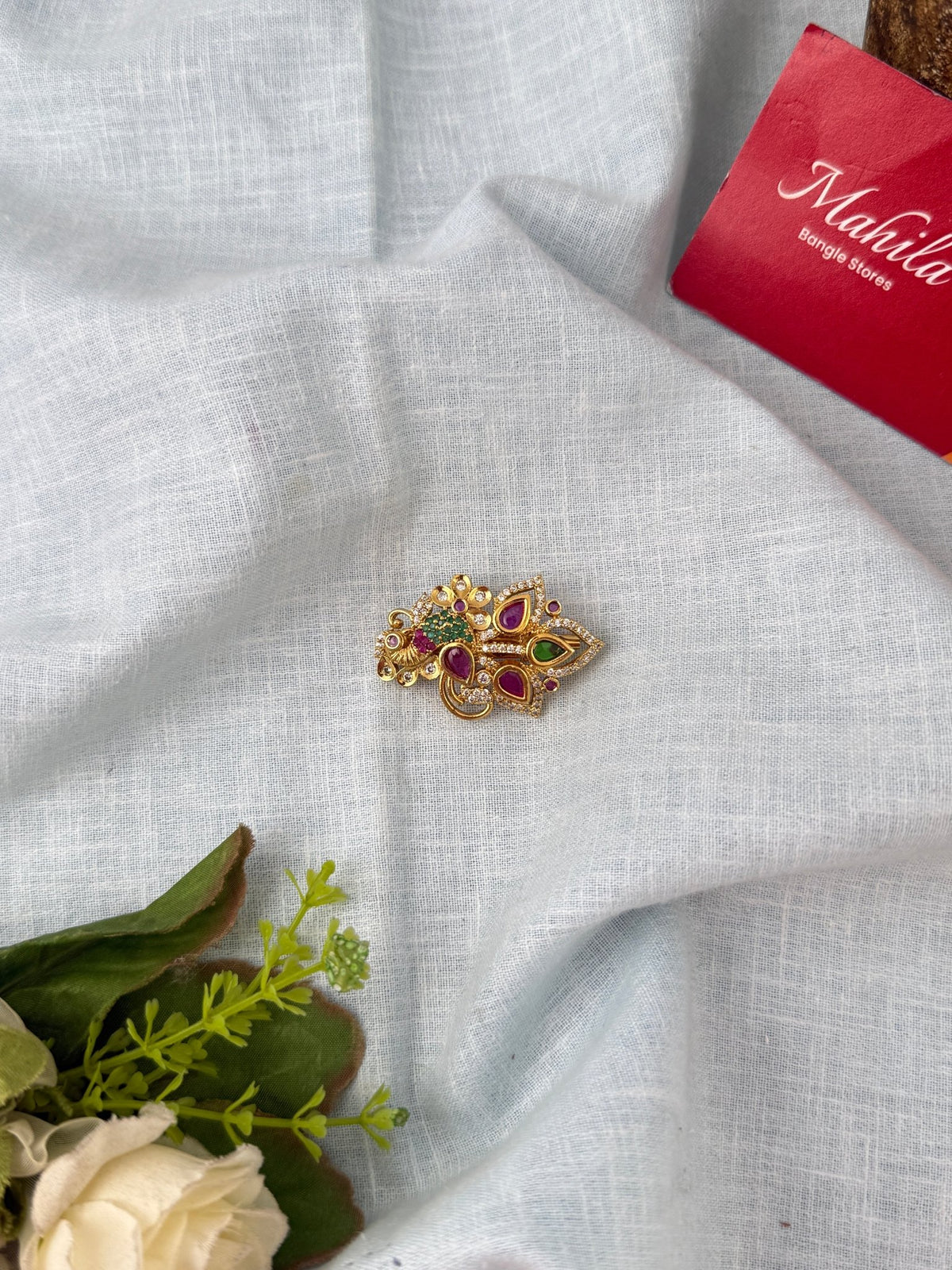 Antique Designer Saree Pin| SA0043 A - Mahilas