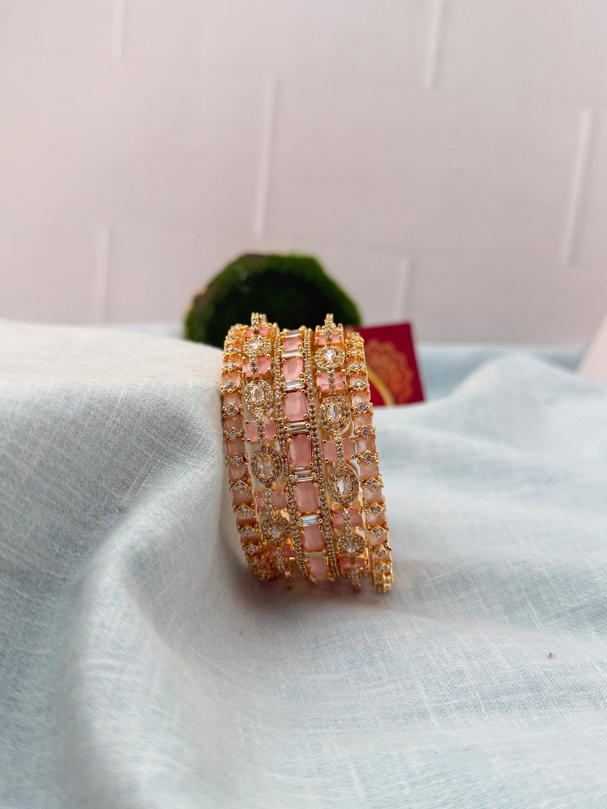 Antique Designer Stone Bridal Bangle Set |0055 - Mahilas