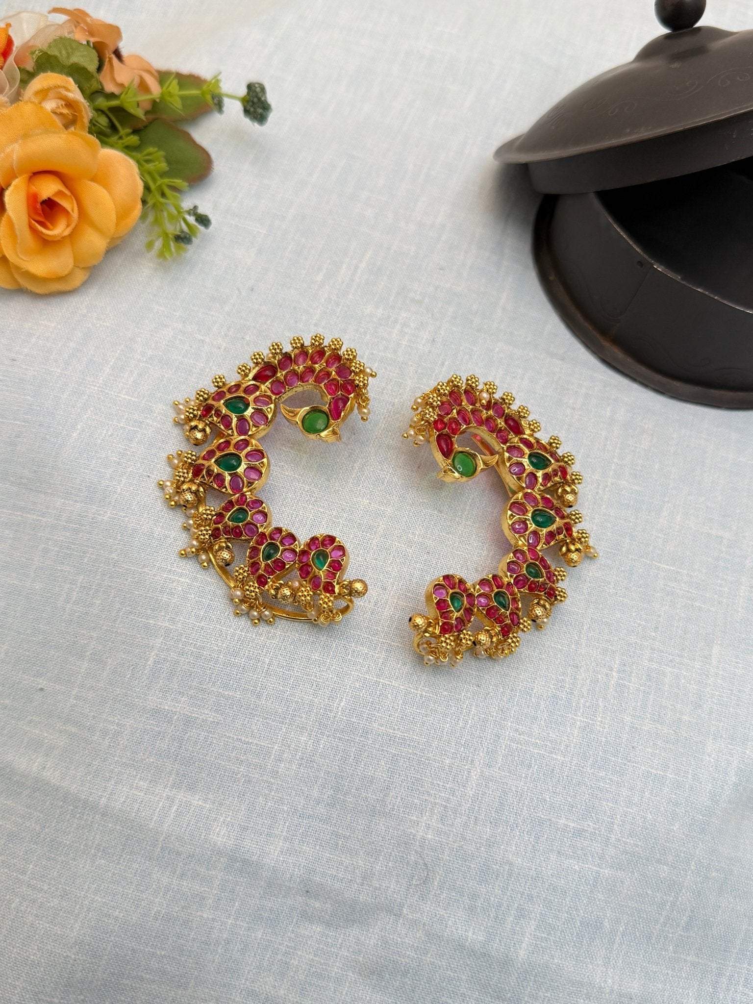 Antique Earcuff Jhumka 0120 - Mahilas