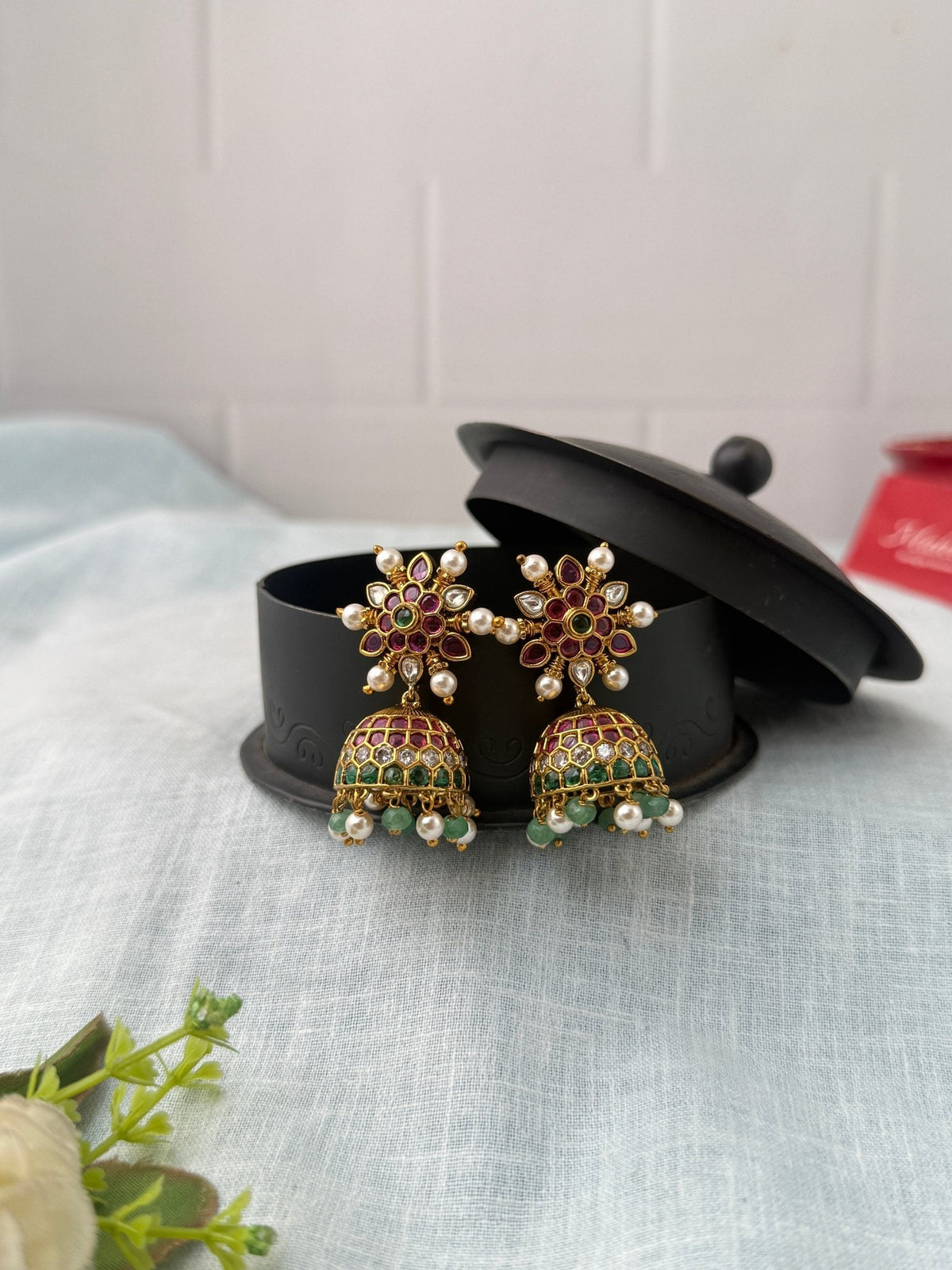 Antique Elephant Jhumka Earrings| E0747 - Mahilas